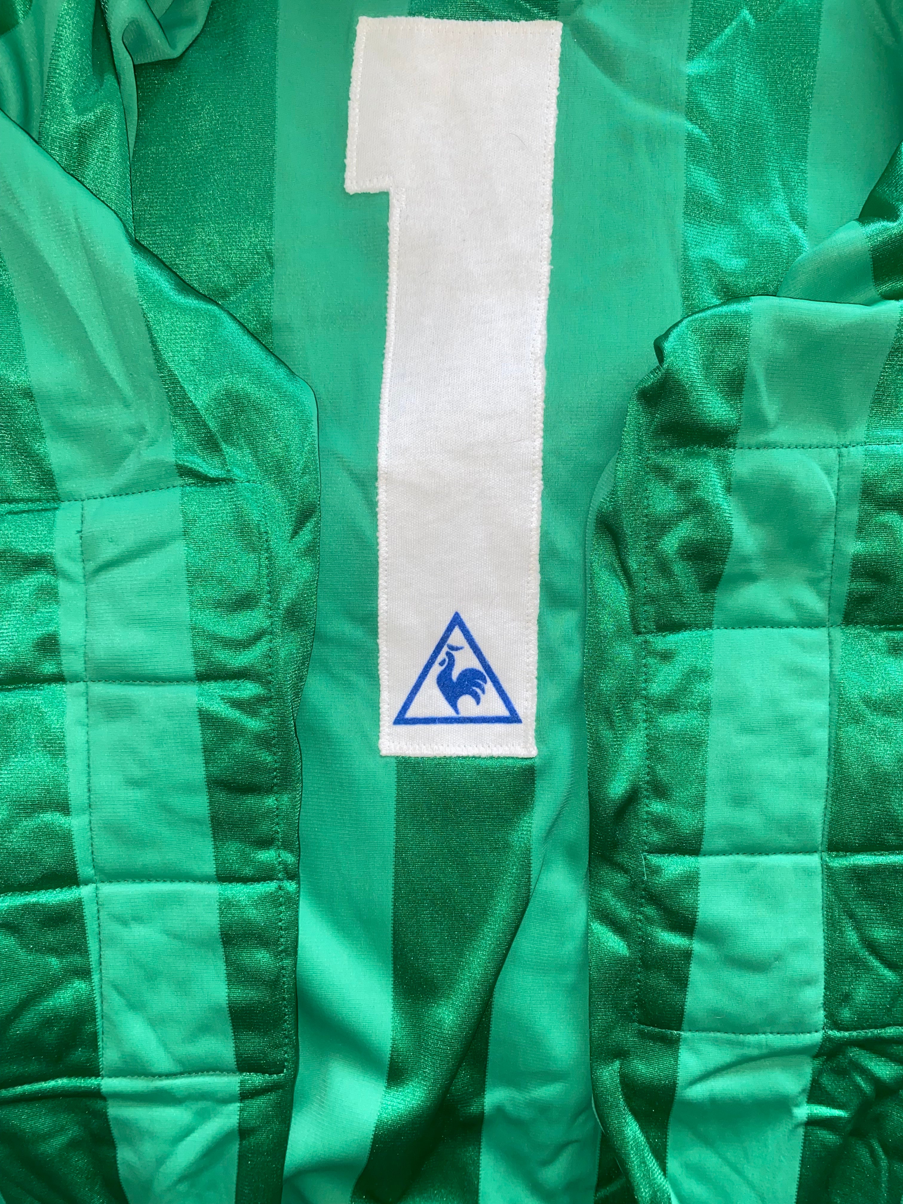 1986 FA CUP FINAL MATCH WORN GOALKEEPERS SHIRT WORN BY BOBBY MIMMS EVERTON v LIVERPOOL