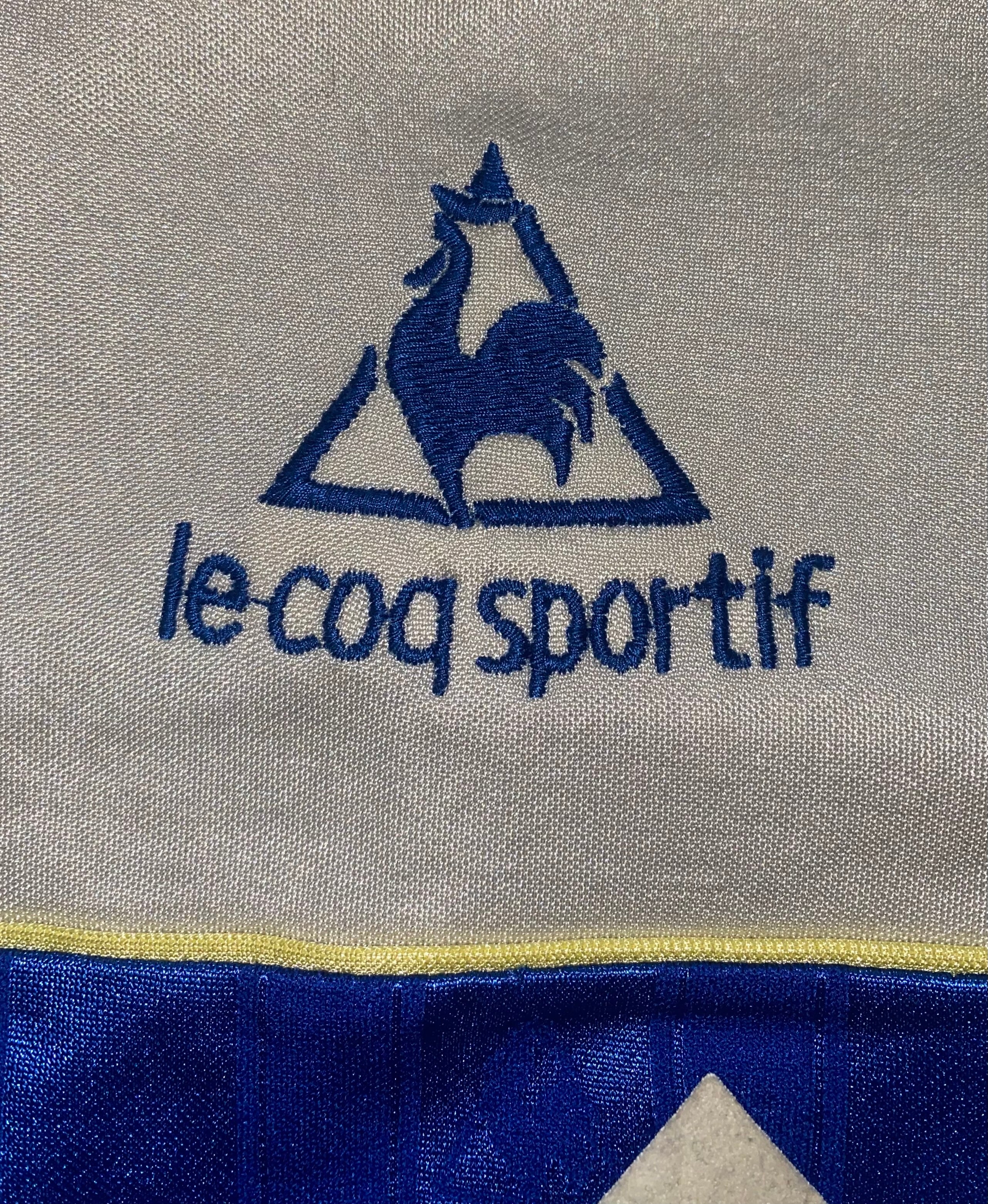 1985/86 EVERTON MATCH WORN LE COQ SPORTIF HOME SHIRT #12