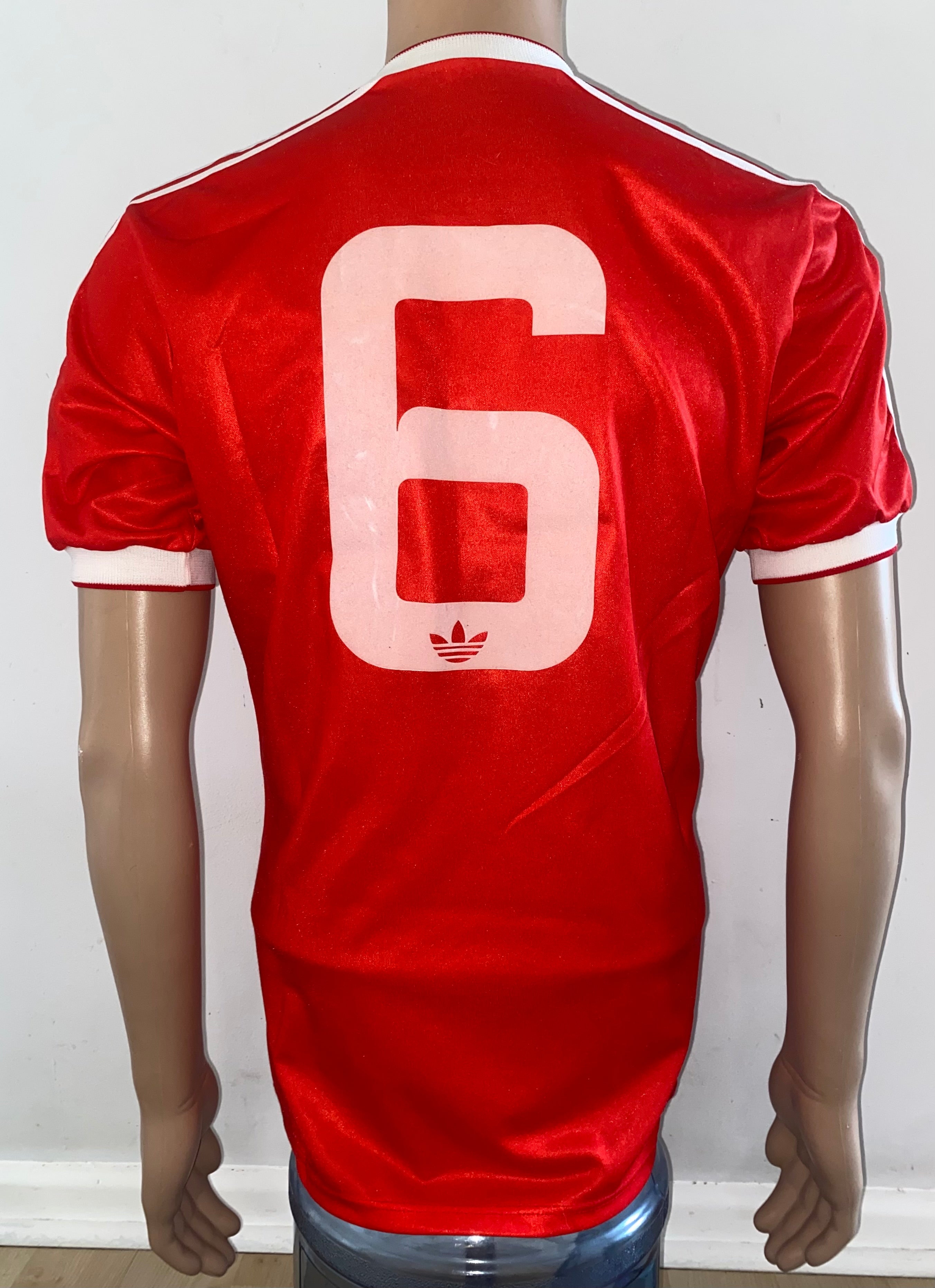 1985 WALES HOME MATCH WORN SHIRT PETER NICHOLAS #6
