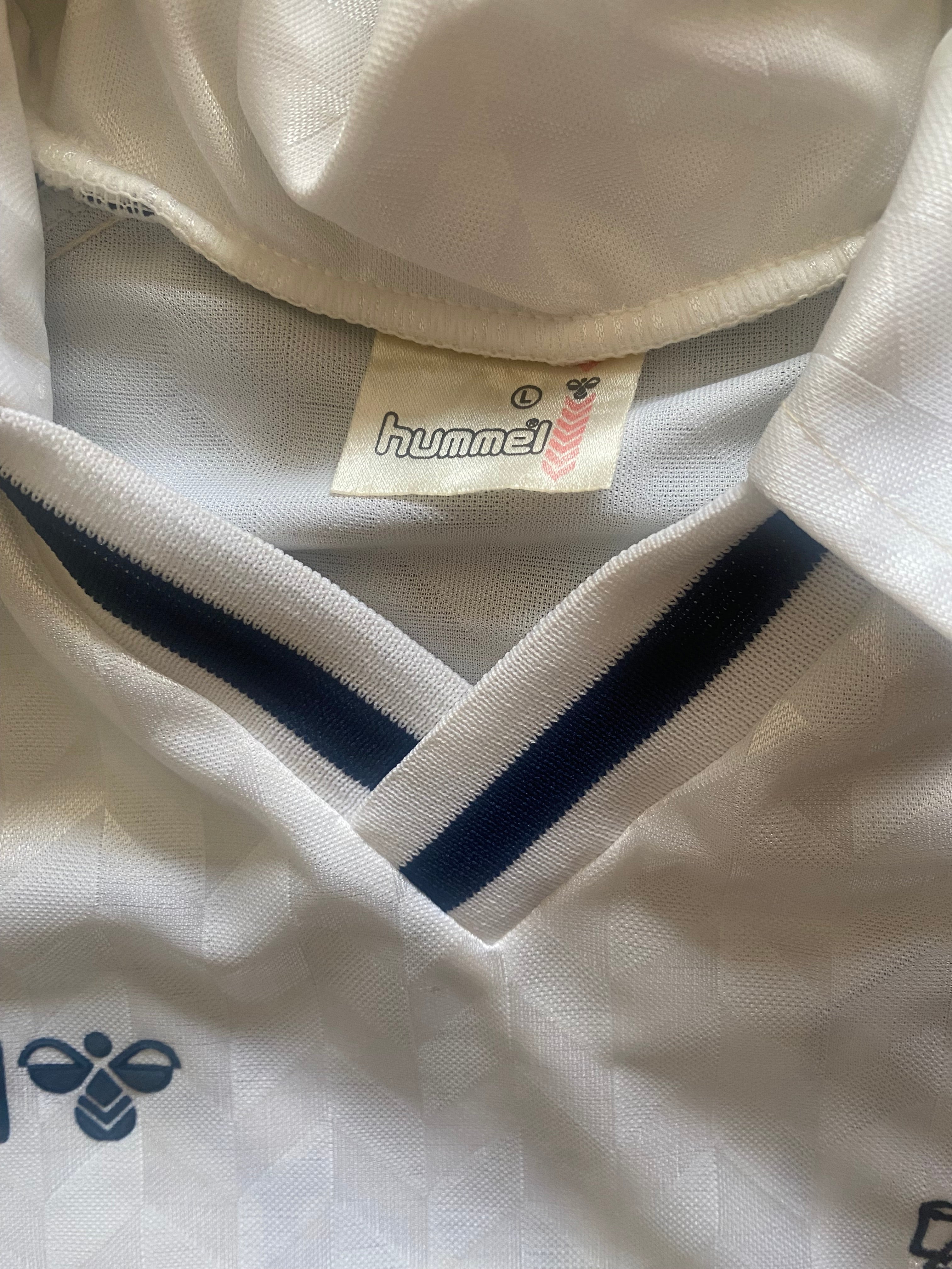 1988/89 TOTTENHAM HOTSPUR HUMMEL MATCH WORN HOME SHIRT #13