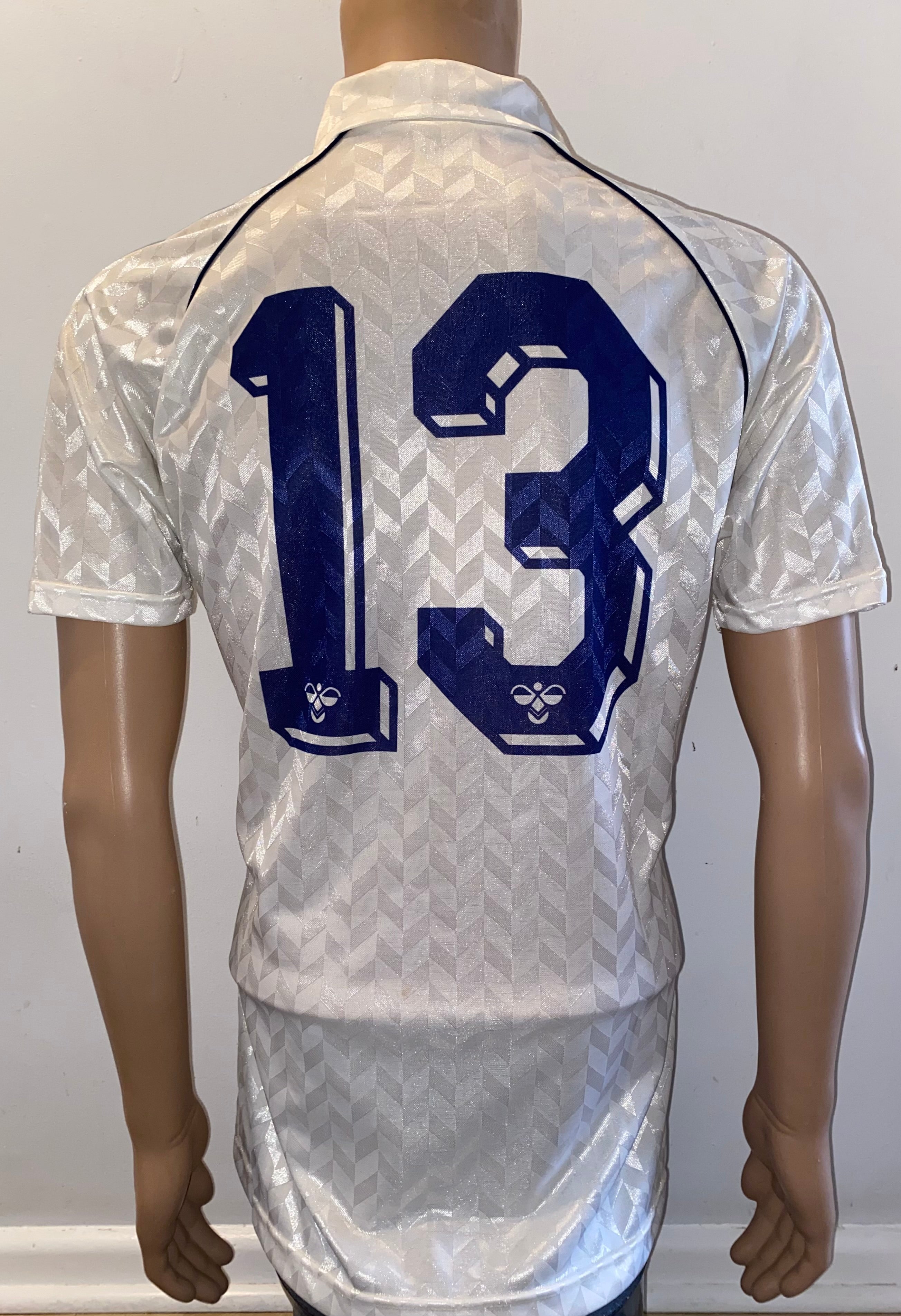 1988/89 TOTTENHAM HOTSPUR HUMMEL MATCH WORN HOME SHIRT #13