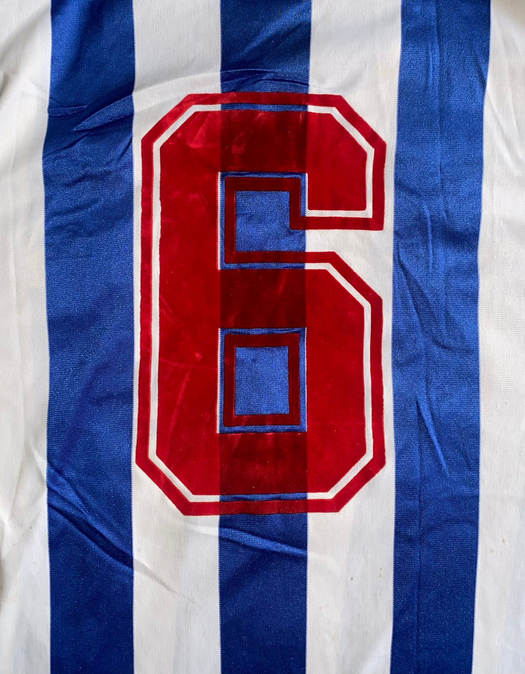 1984/85 SHEFFIELD WEDNESDAY MATCH WORN UMBRO HOME SHIRT #6