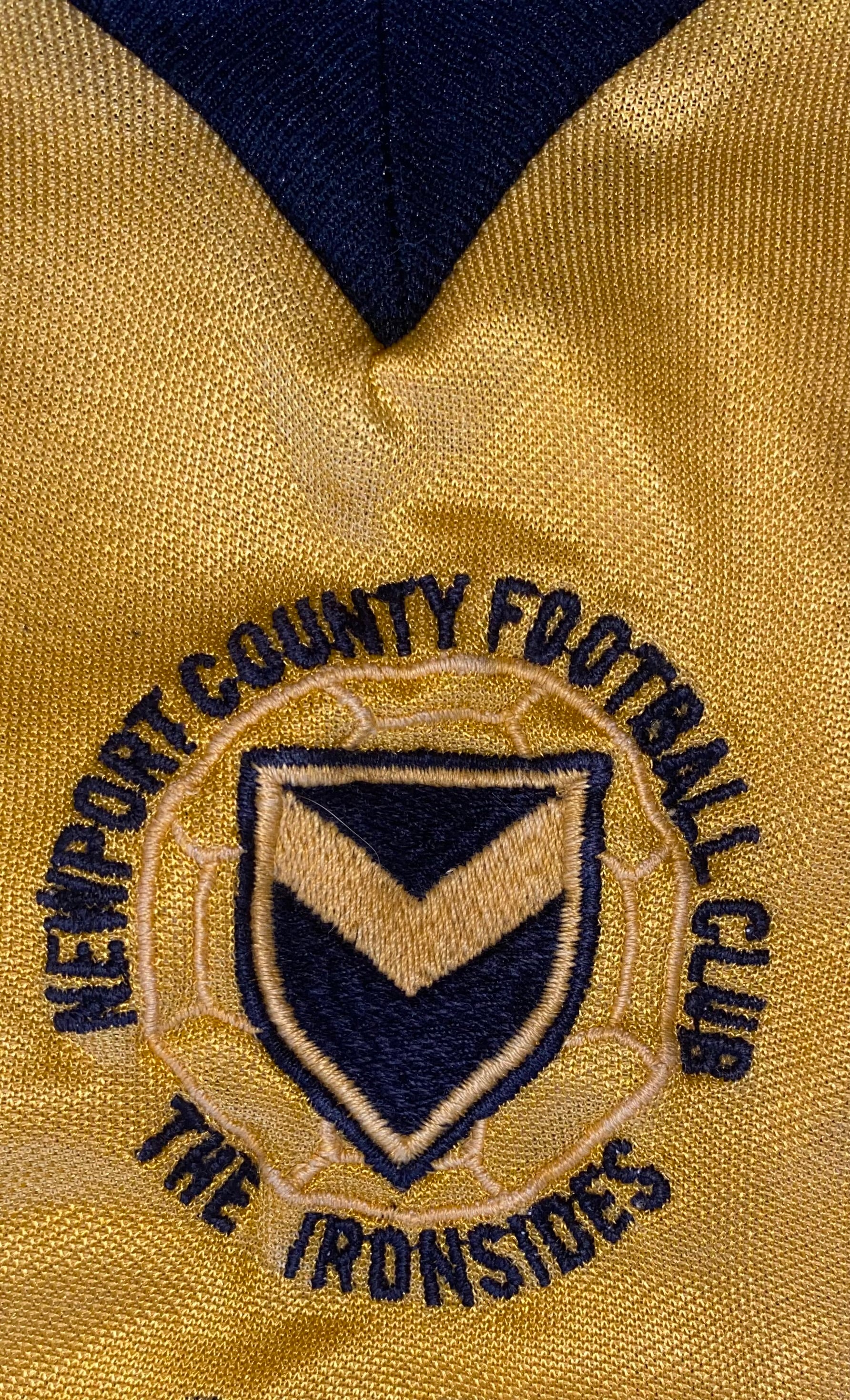 1983/84 MATCH WORN NEWPORT COUNTY HOME SHIRT #12