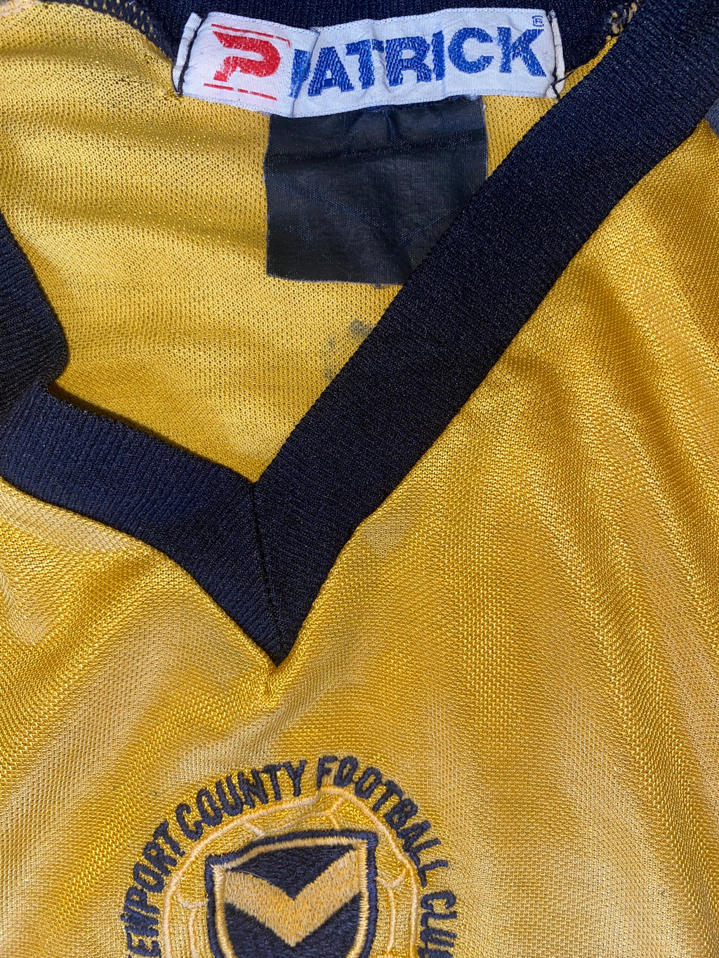 1983/84 MATCH WORN NEWPORT COUNTY HOME SHIRT #12