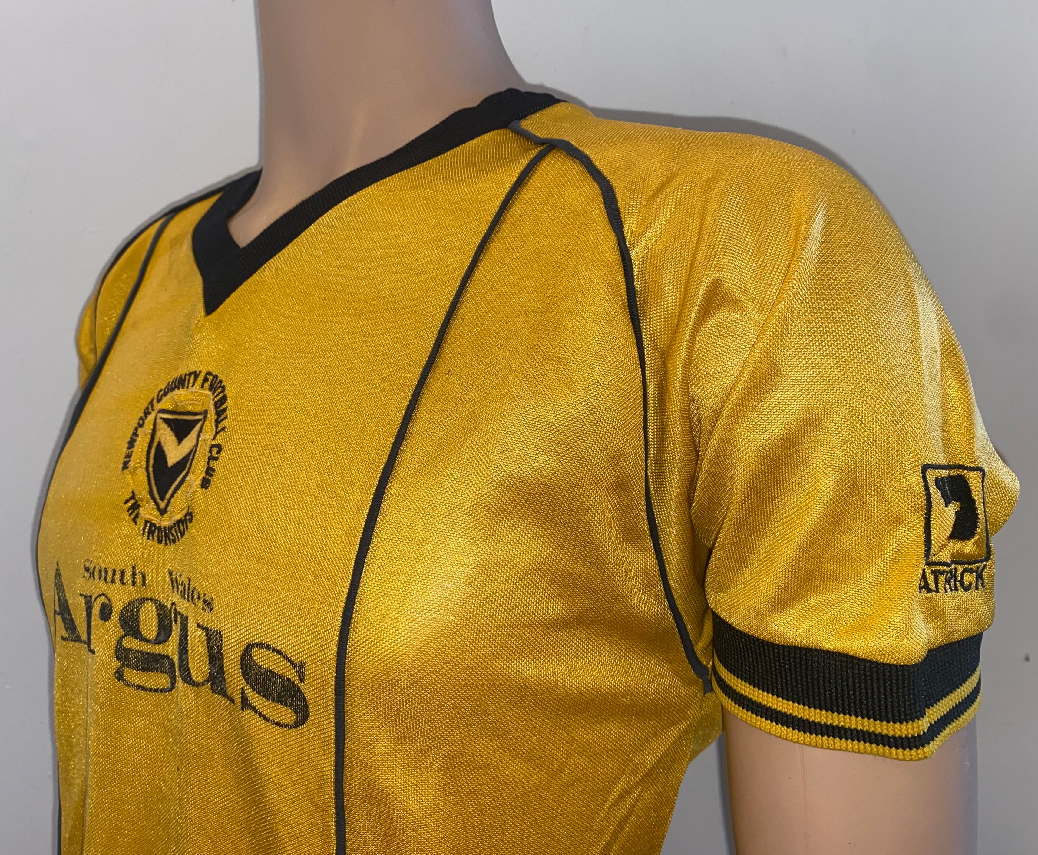 1983/84 MATCH WORN NEWPORT COUNTY HOME SHIRT #12