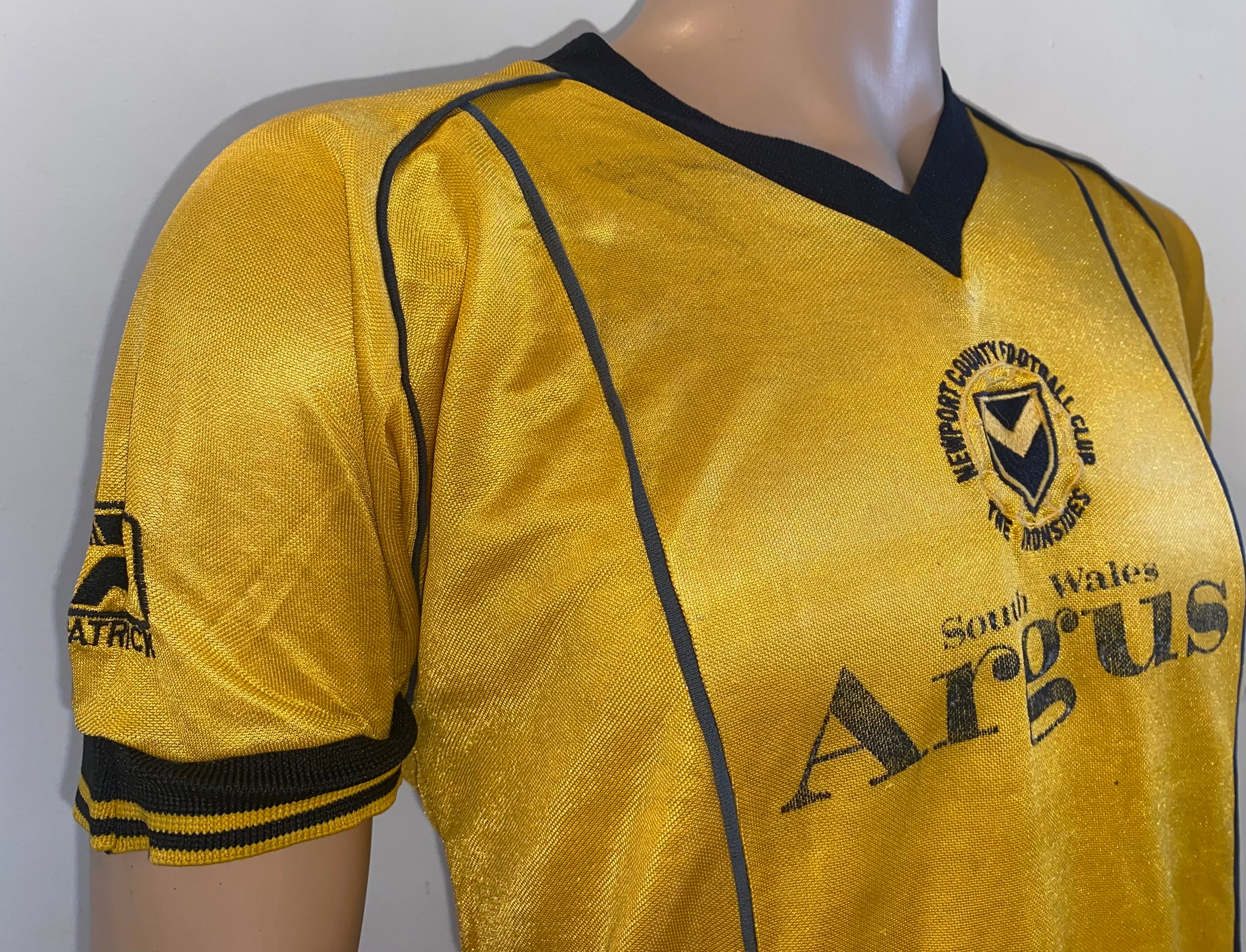 1983/84 MATCH WORN NEWPORT COUNTY HOME SHIRT #12