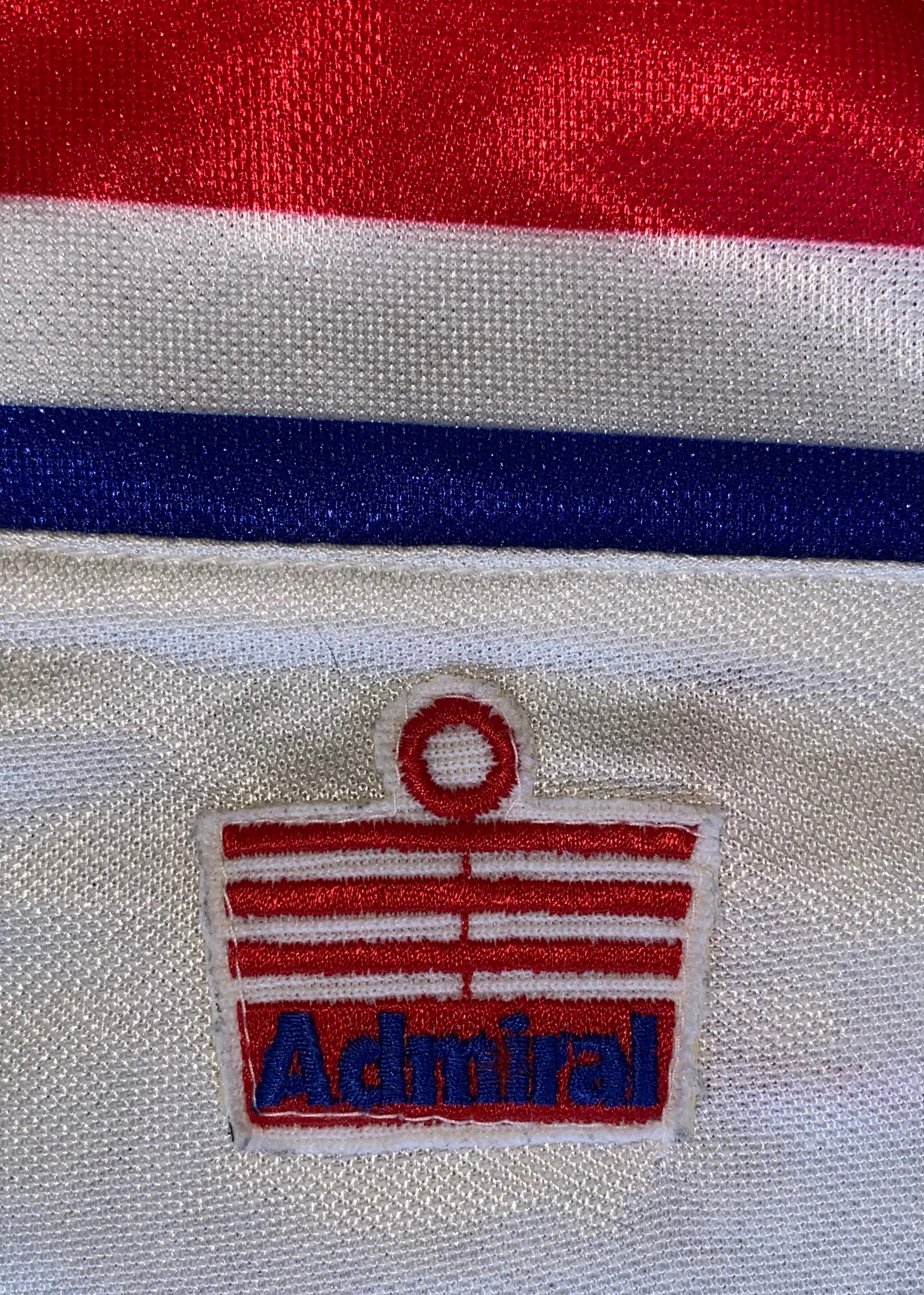 ENGLAND 1980-83 ADMIRAL MATCH WORN YOUTH SHIRT #6