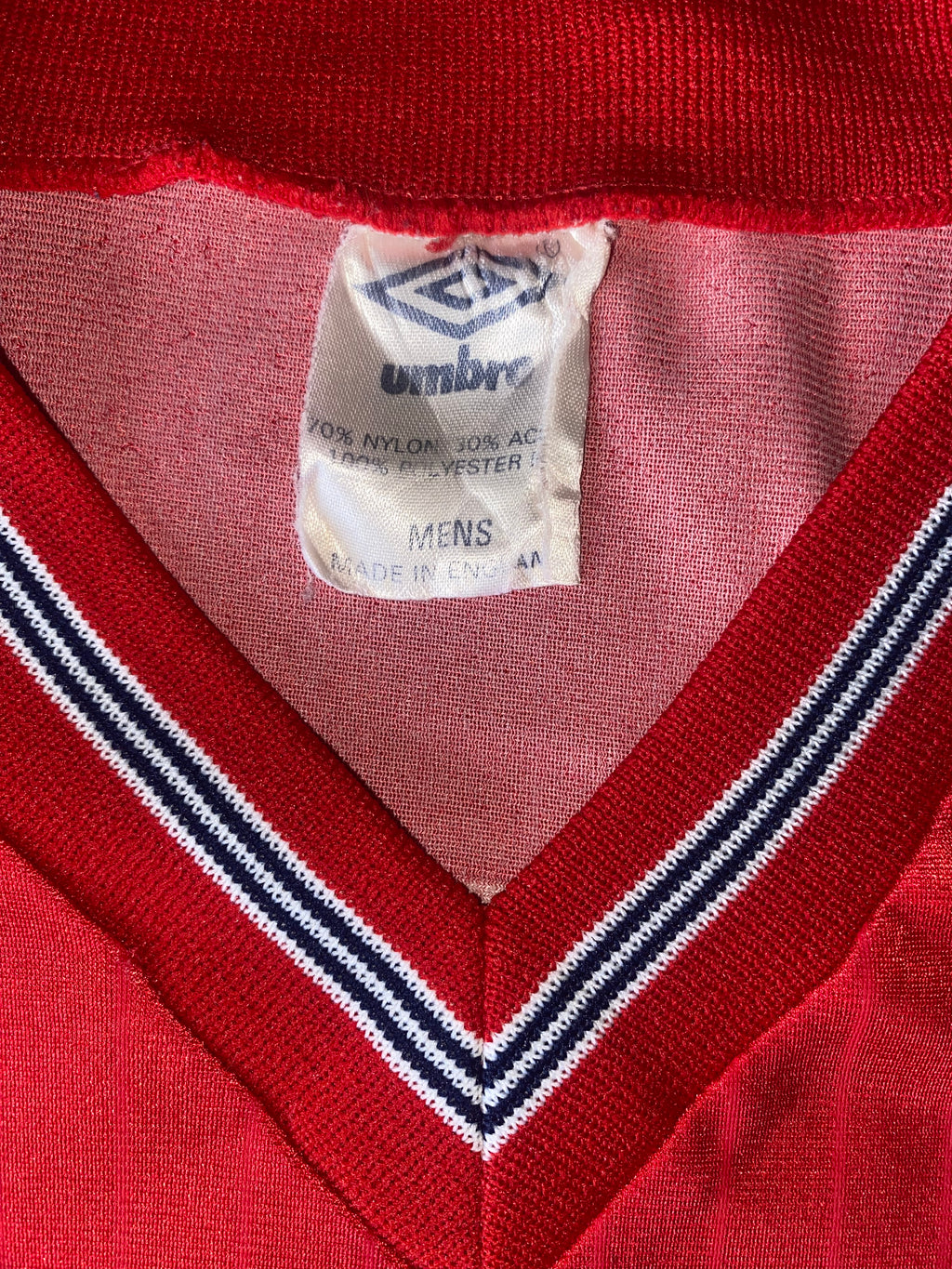 1986/87 PORTSMOUTH MATCH WORN AWAY SHIRT (KEVIN O'CALLAGHAN  #7)