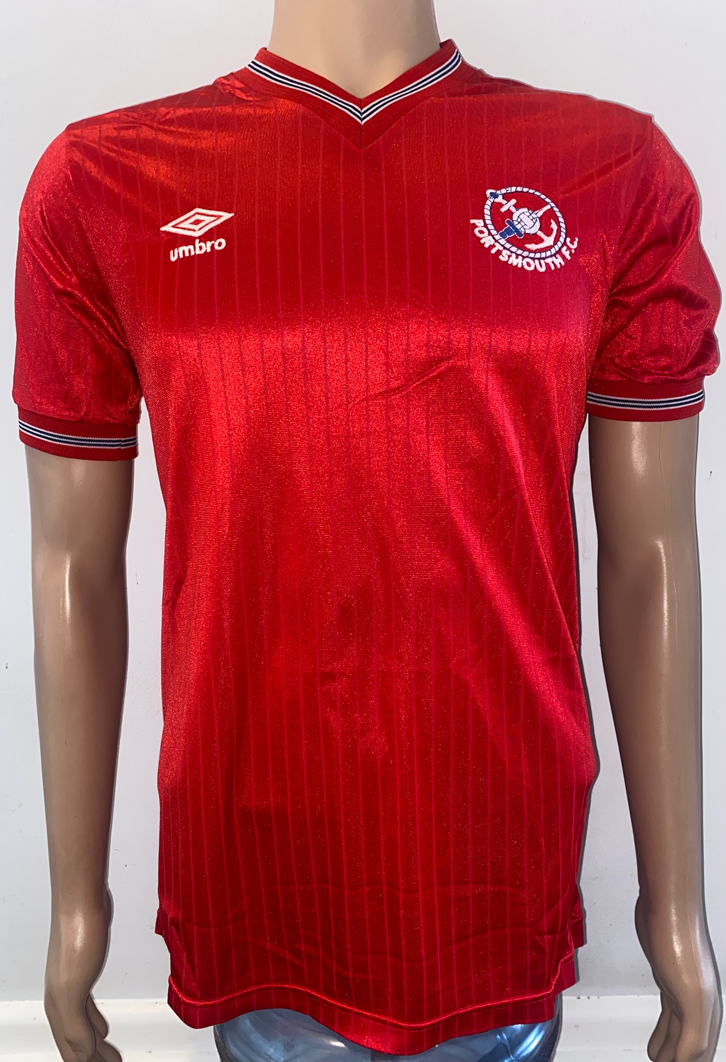 1986/87 PORTSMOUTH MATCH WORN AWAY SHIRT (KEVIN O'CALLAGHAN  #7)