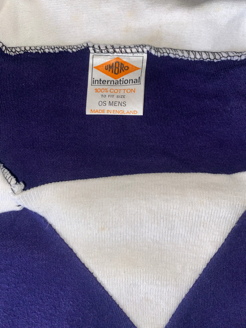 1975 SCOTLAND MATCH WORN UMBRO HOME SHIRT #15