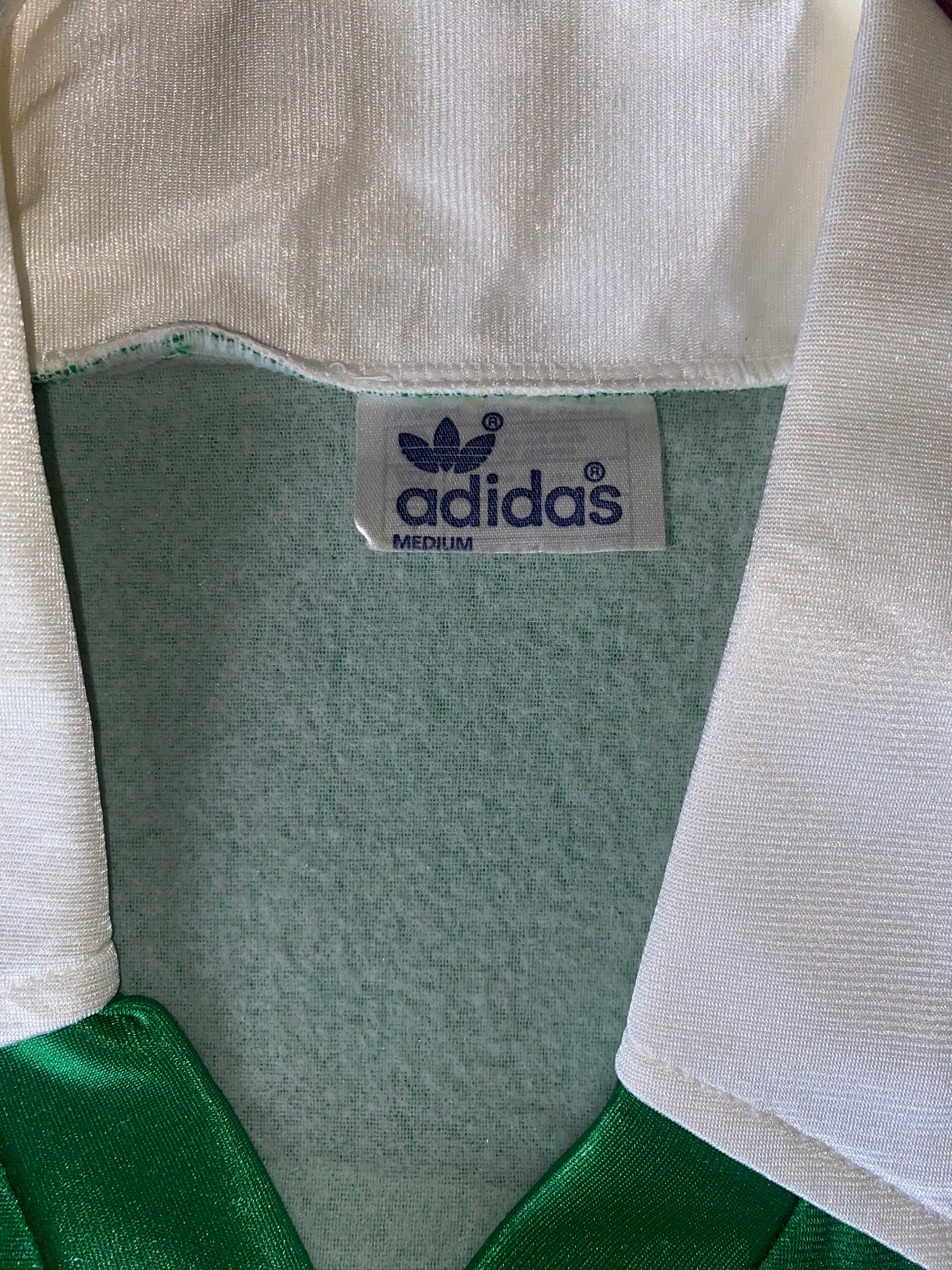 1982-83 NORTHERN IRELAND MATCH WORN HOME SHIRT #13