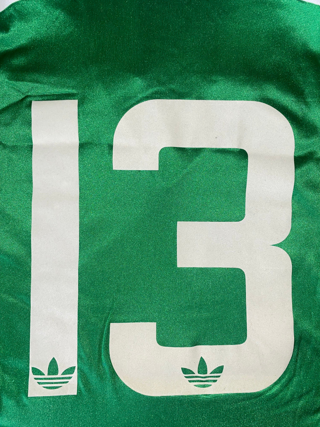 1982-83 NORTHERN IRELAND MATCH WORN HOME SHIRT #13