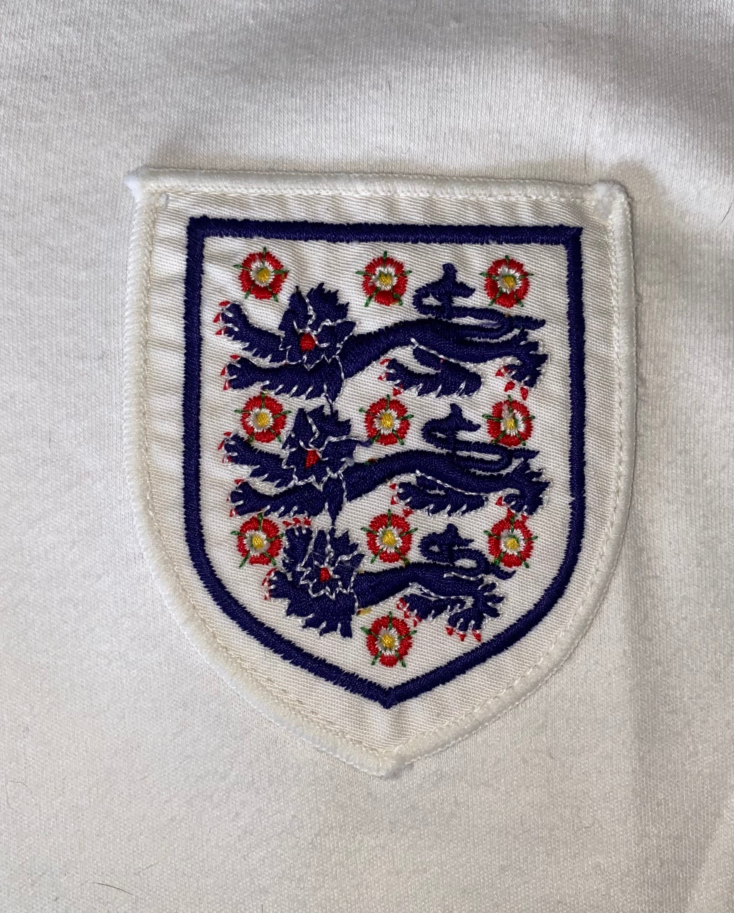 1978/79 ENGLAND MATCH WORN ADMIRAL HOME SHIRT #9