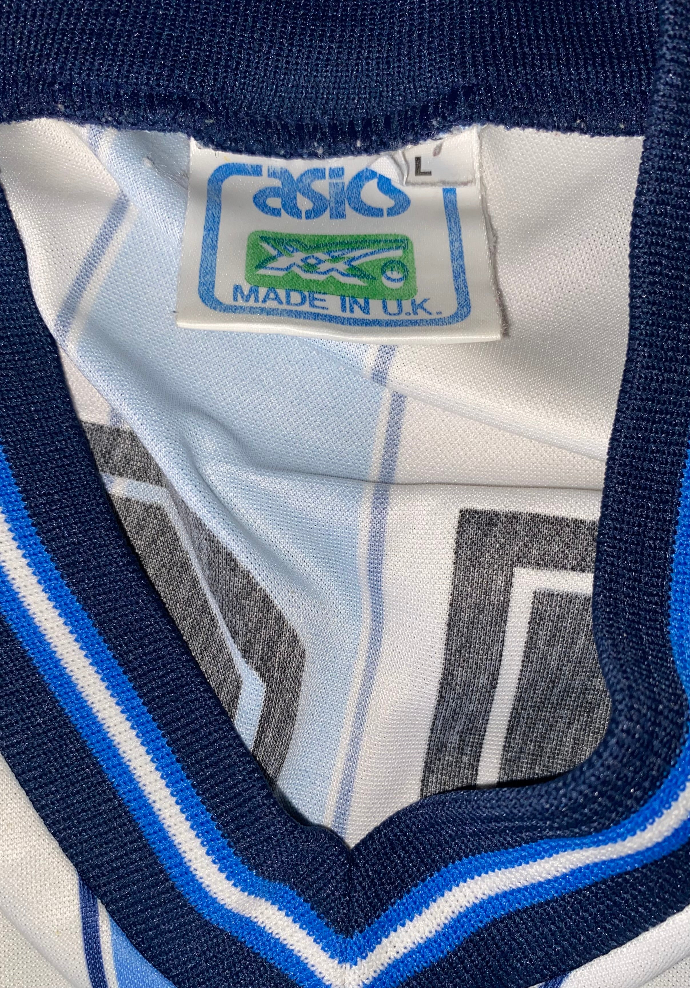 1989/90 COVENTRY CITY MATCH WORN ASICS HOME SHIRT #12