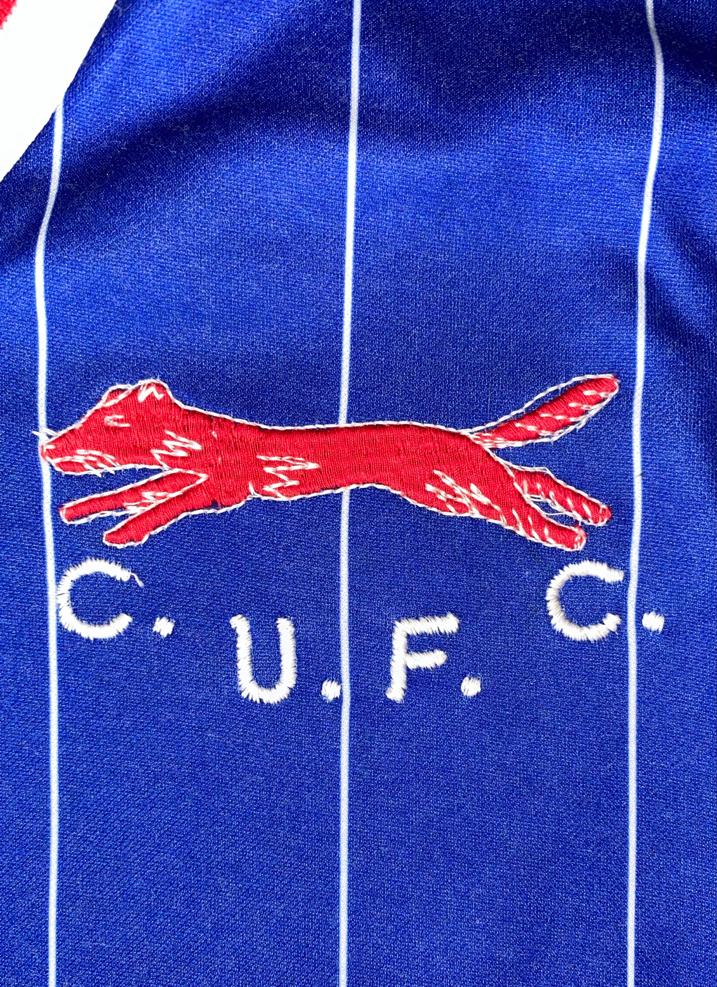 1985/86 CARLISLE UNITED MATCH ISSUE HOME SHIRT (WORN SPARE)