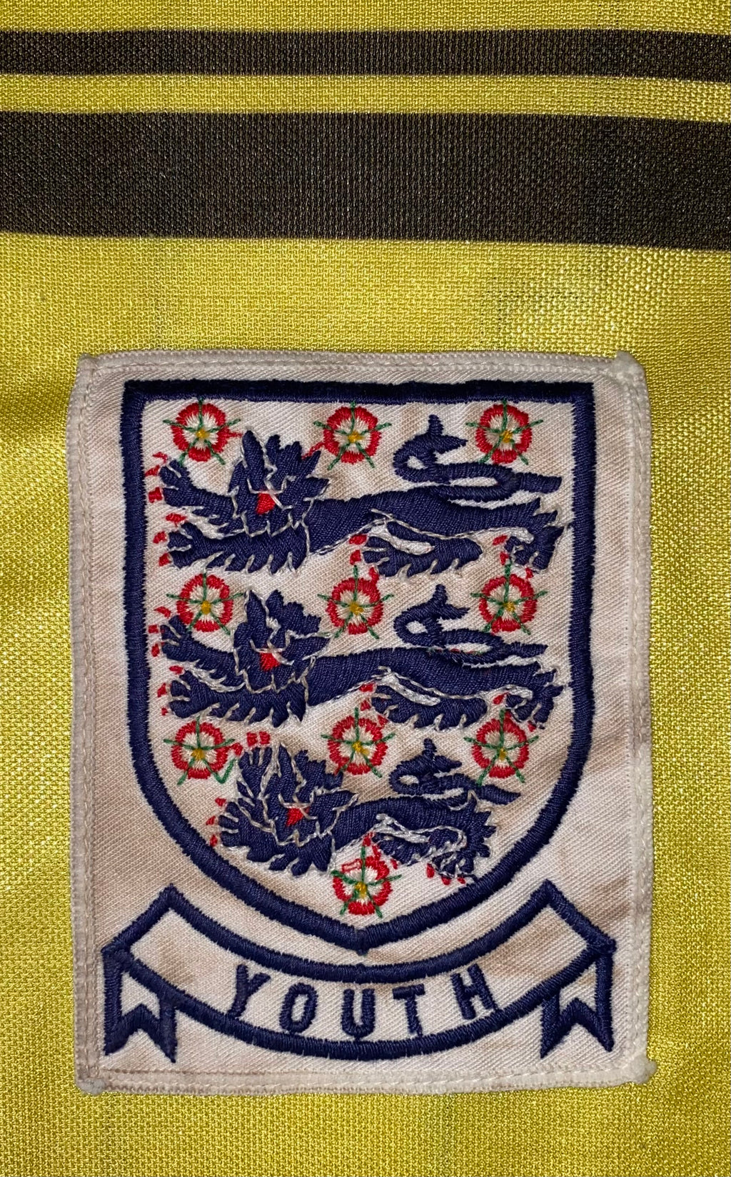 1980-83 ENGLAND U18 MATCH WORN ADMIRAL GOALKEEPERS SHIRT #13