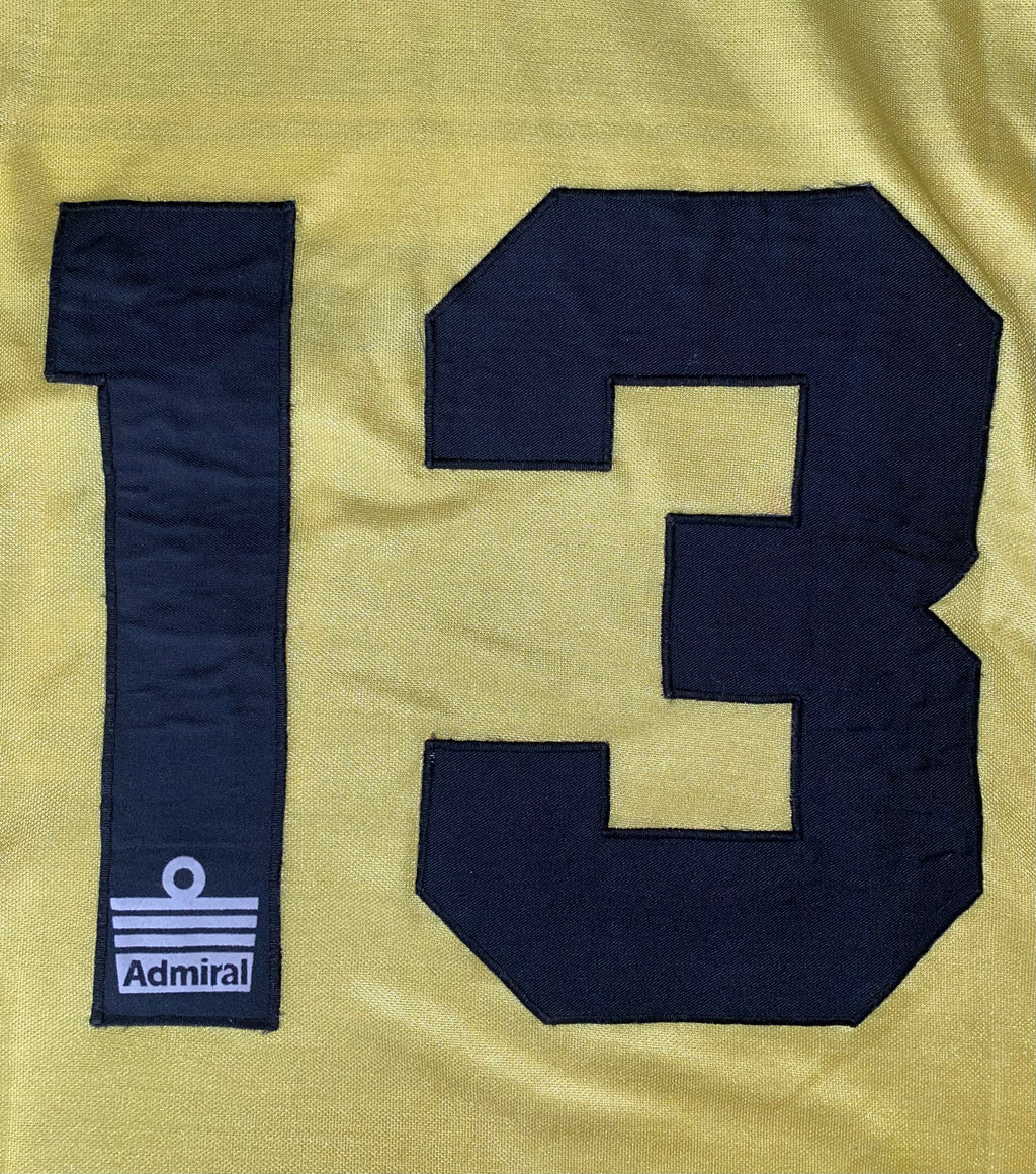 1980-83 ENGLAND U18 MATCH WORN ADMIRAL GOALKEEPERS SHIRT #13