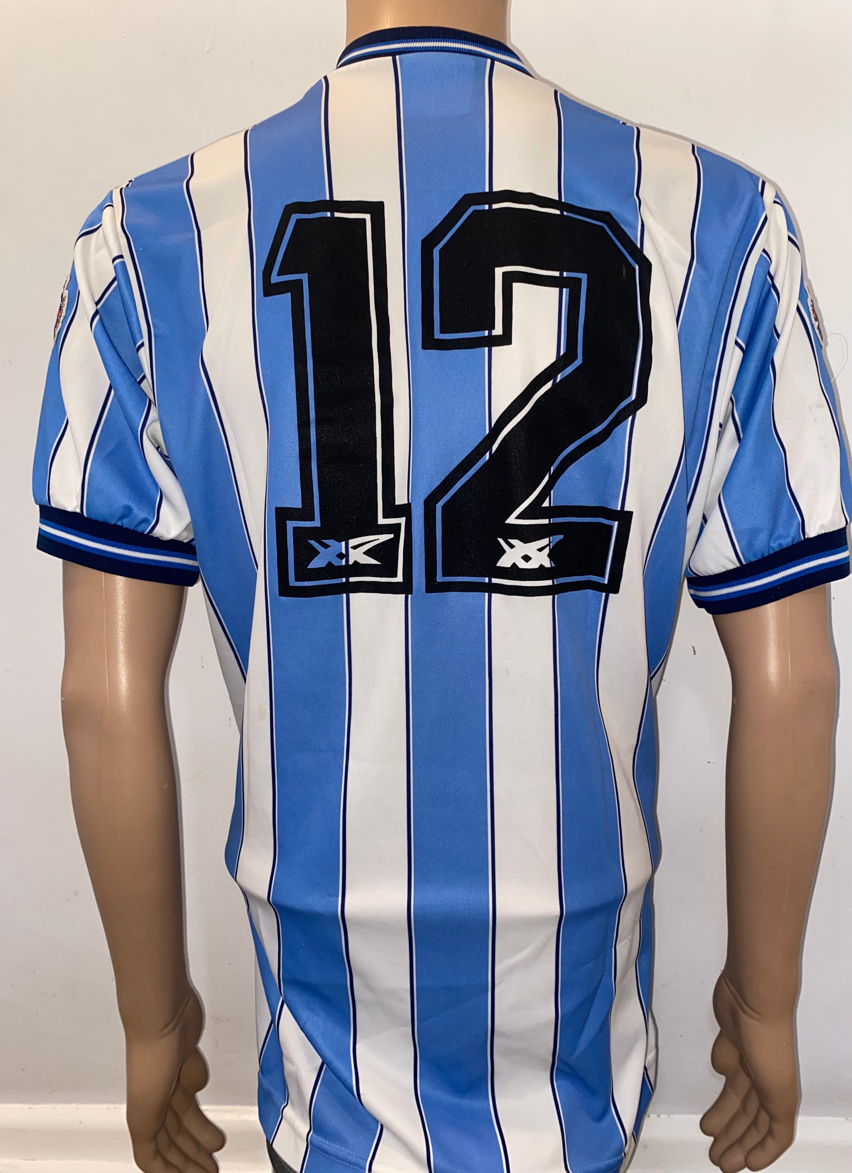 1989/90 COVENTRY CITY MATCH WORN ASICS HOME SHIRT #12