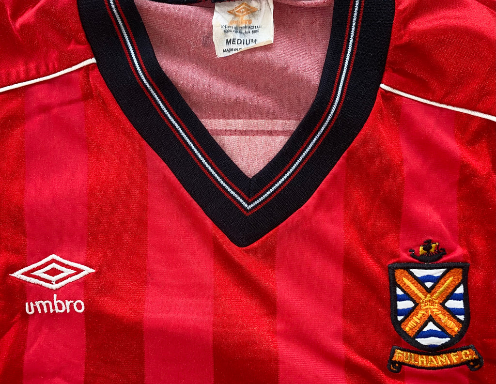 1984/85 FULHAM UMBRO MATCH WORN AWAY SHIRT #8