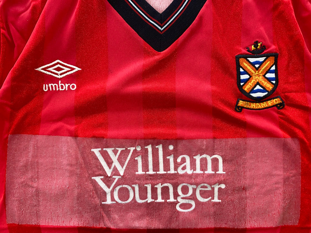 1984/85 FULHAM UMBRO MATCH WORN AWAY SHIRT #8