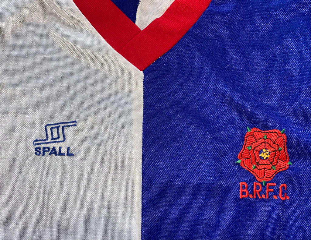1981/82 BLACKBURN ROVERS MATCH WORN HOME SHIRT (BRANAGAN #2)