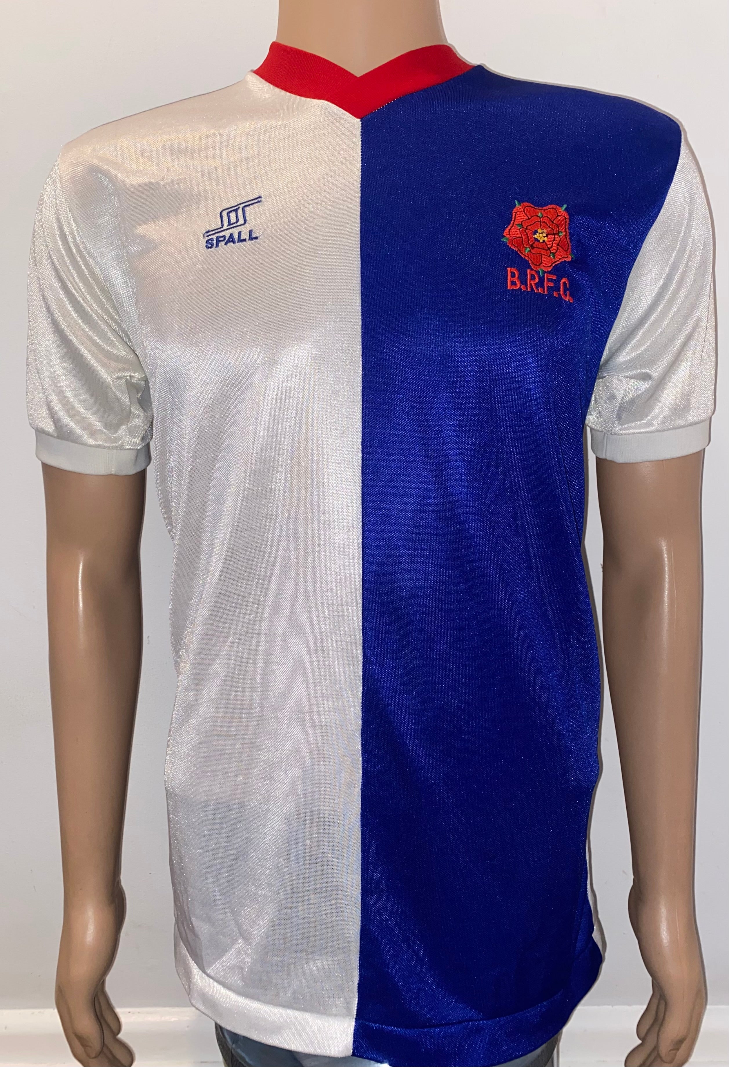 1981/82 BLACKBURN ROVERS MATCH WORN HOME SHIRT (BRANAGAN #2)