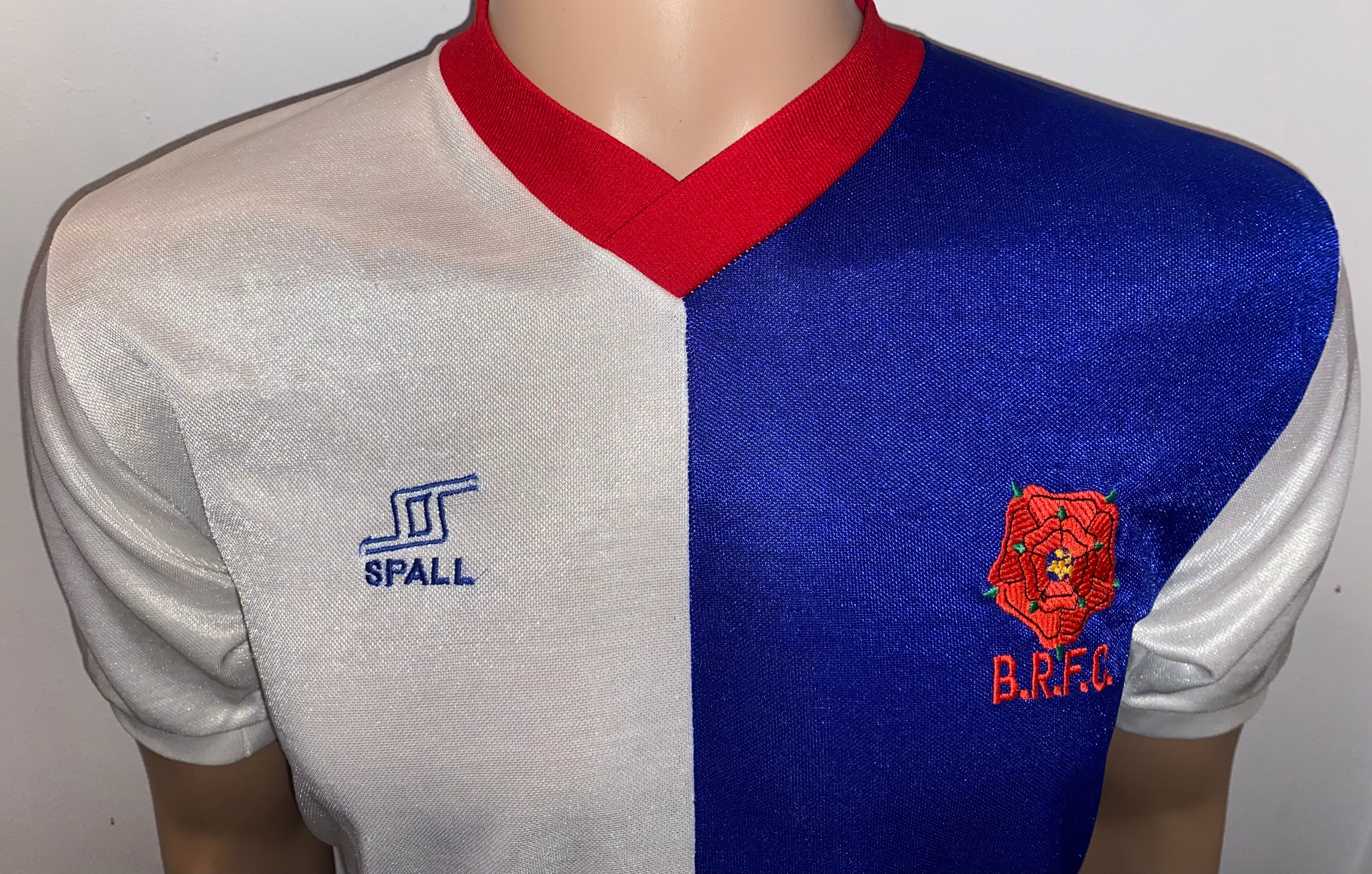 1981/82 BLACKBURN ROVERS MATCH WORN HOME SHIRT (BRANAGAN #2)