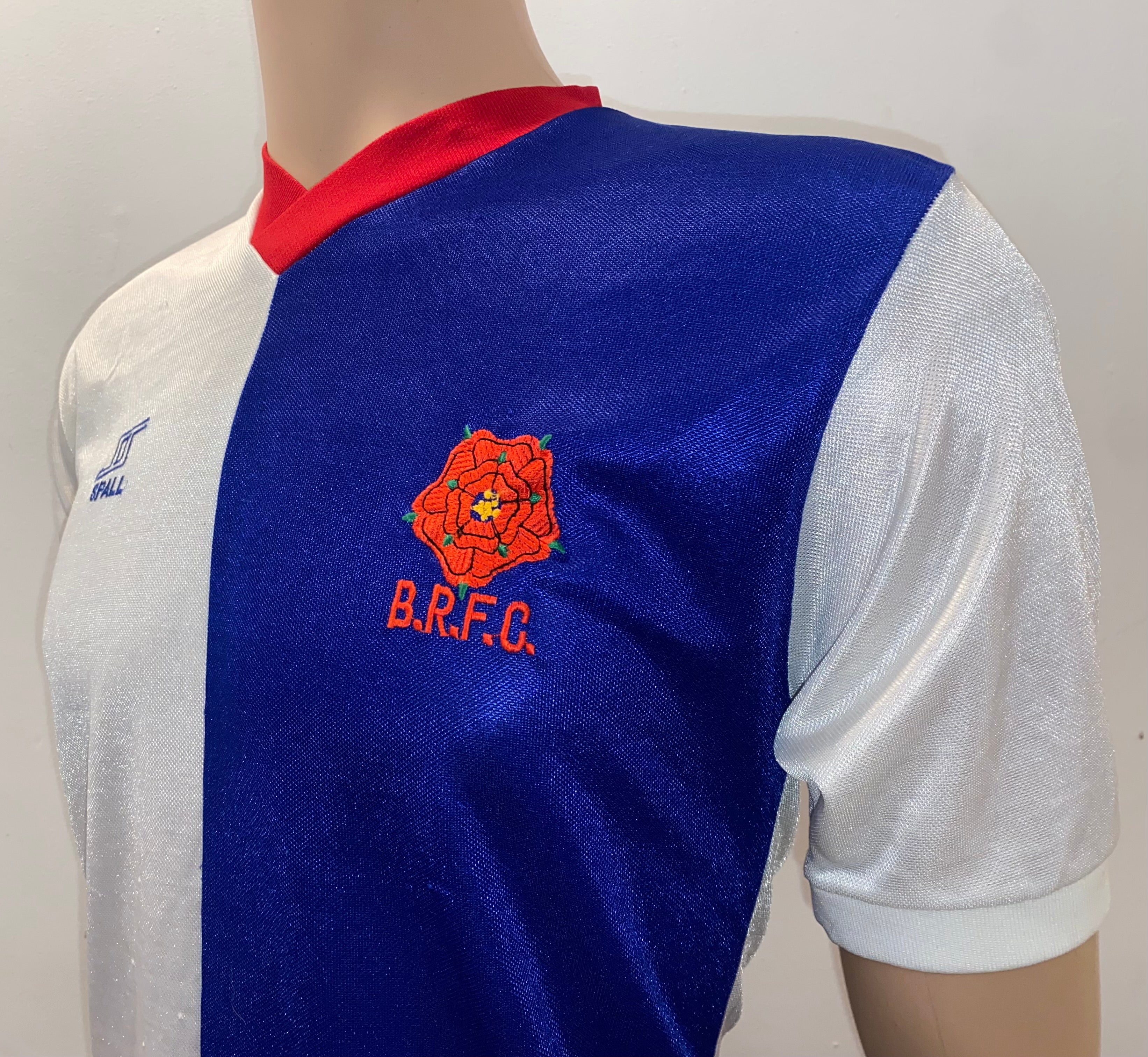 1981/82 BLACKBURN ROVERS MATCH WORN HOME SHIRT (BRANAGAN #2)