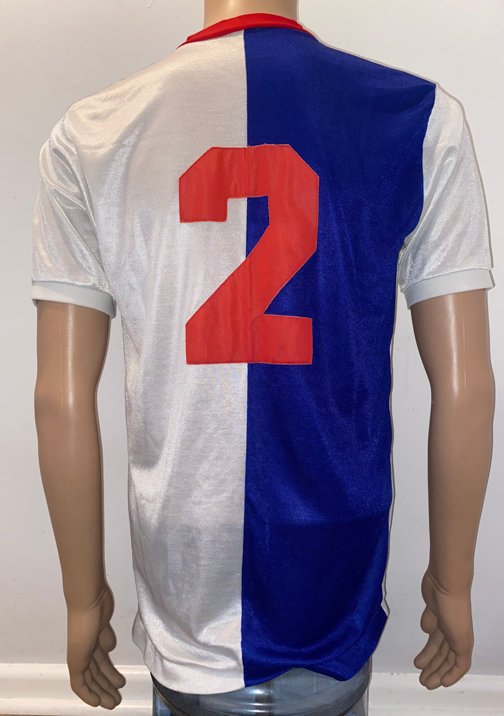 1981/82 BLACKBURN ROVERS MATCH WORN HOME SHIRT (BRANAGAN #2)