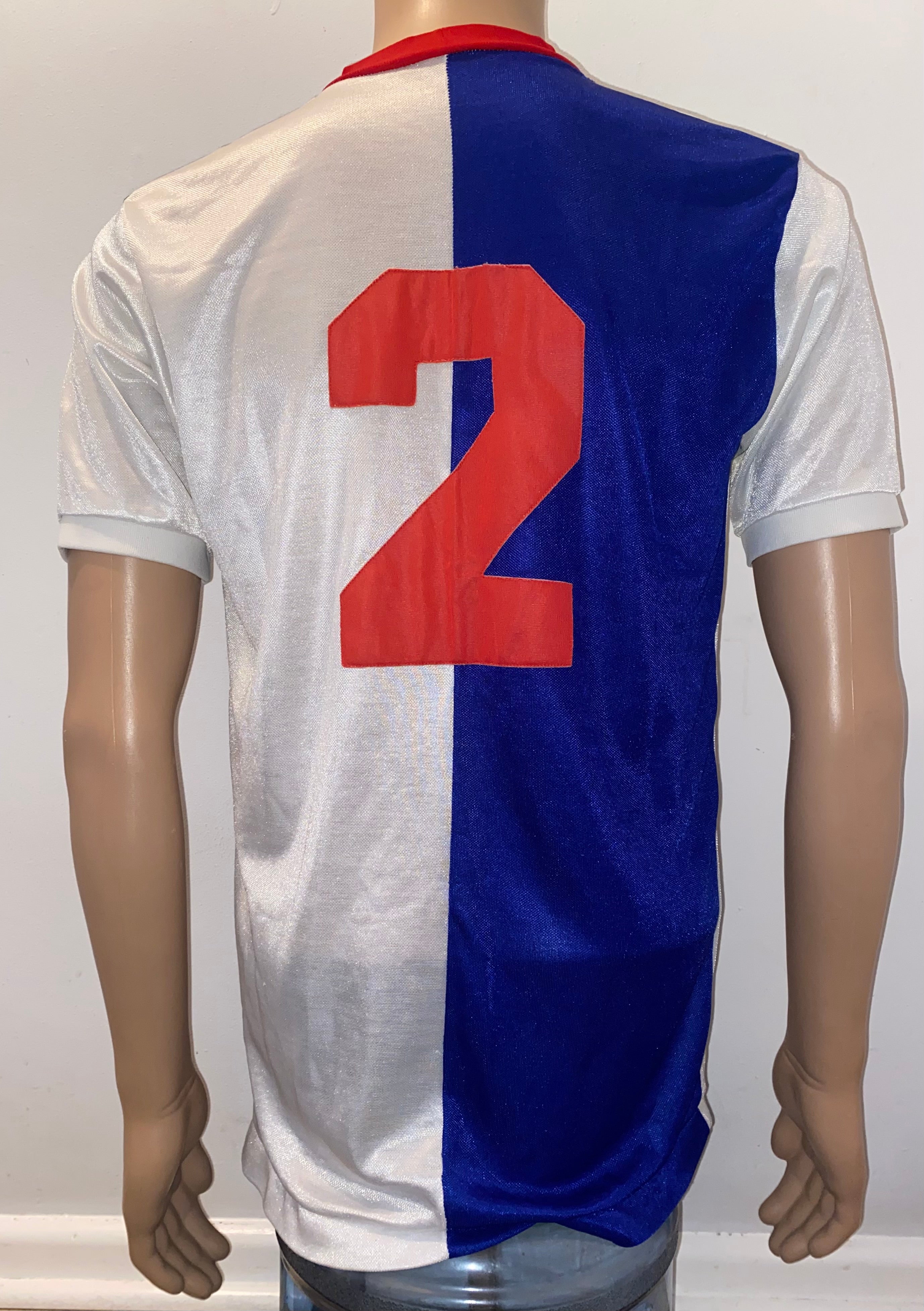1981/82 BLACKBURN ROVERS MATCH WORN HOME SHIRT (BRANAGAN #2)