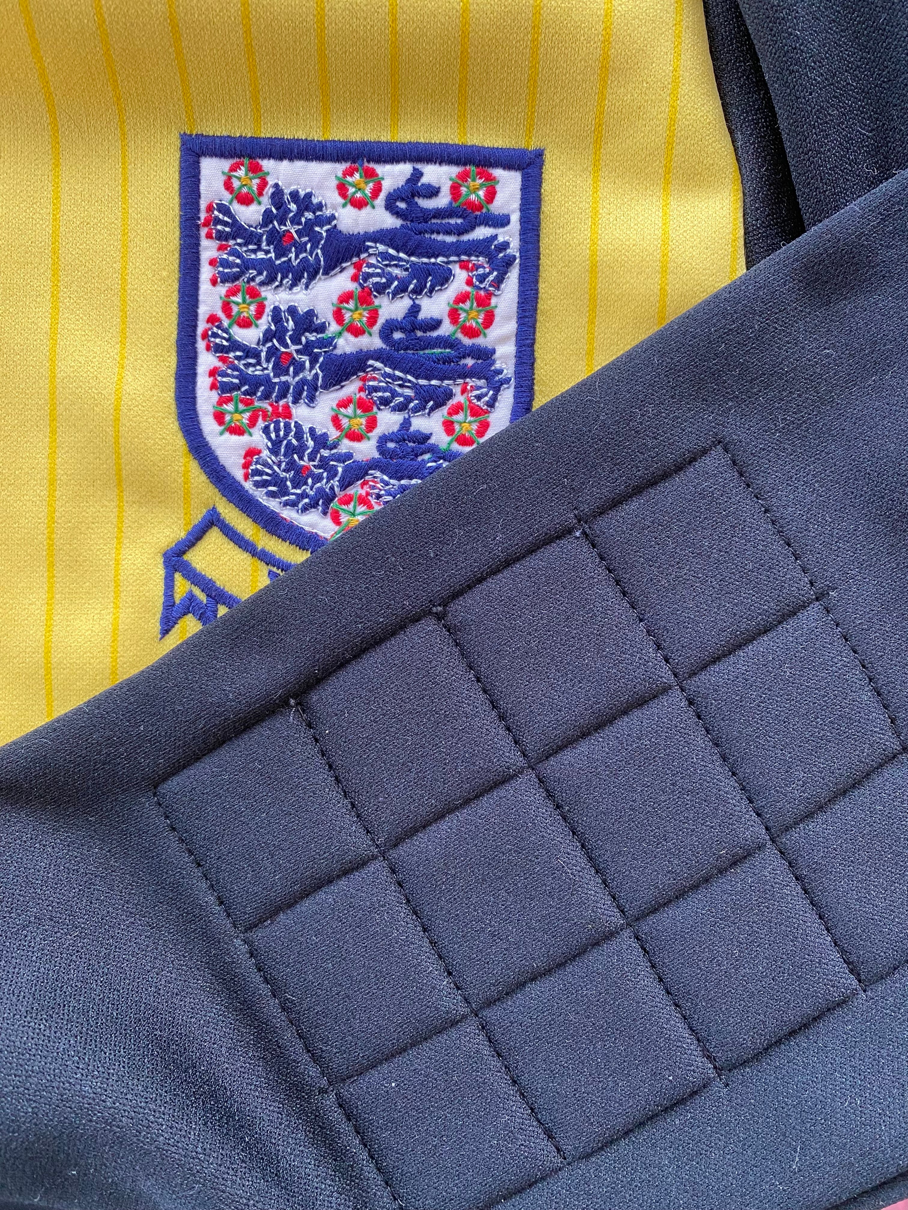 1984 ENGLAND U18 MATCH WORN GOALKEEPERS SHIRT
