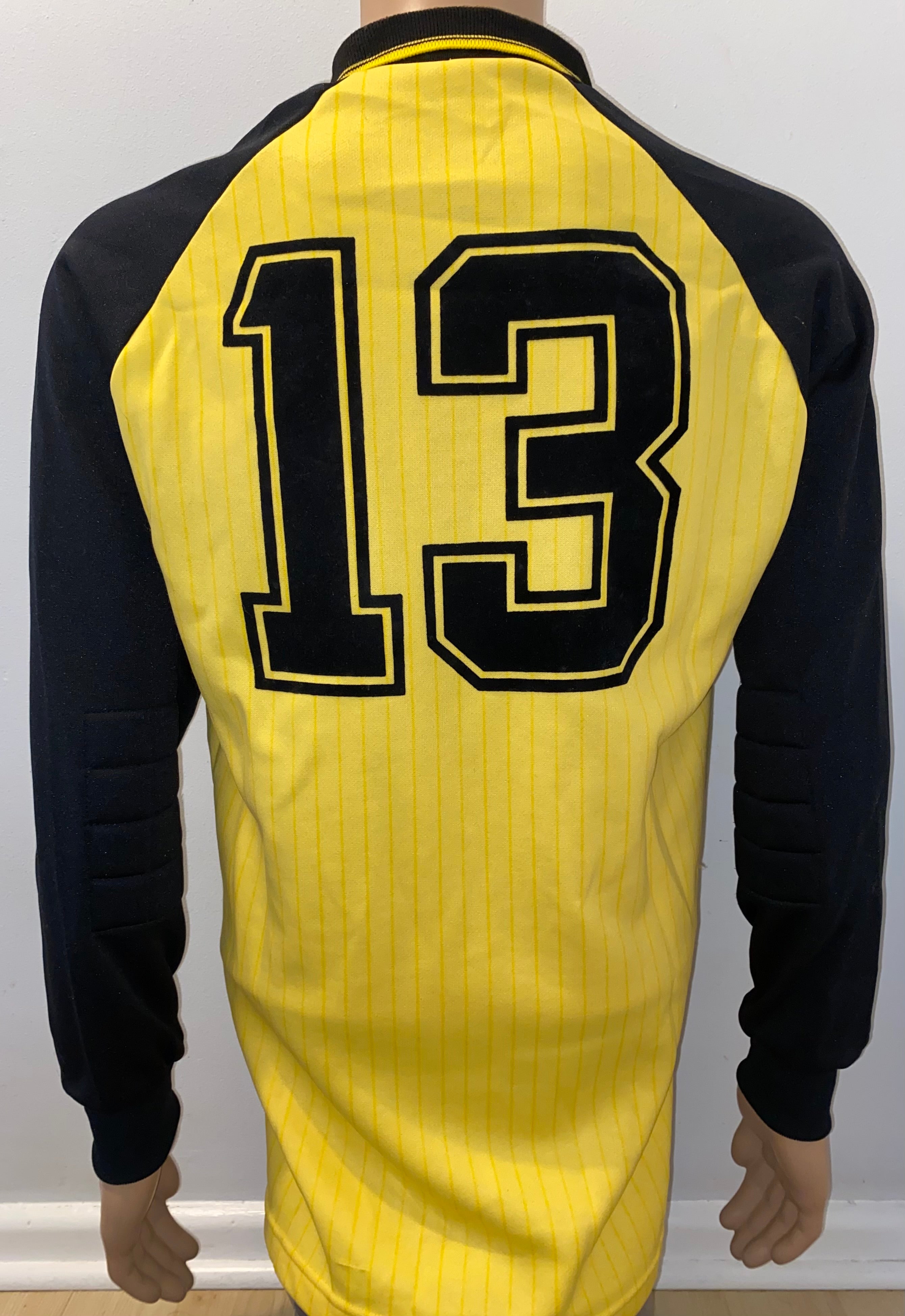 1984 ENGLAND U18 MATCH WORN GOALKEEPERS SHIRT