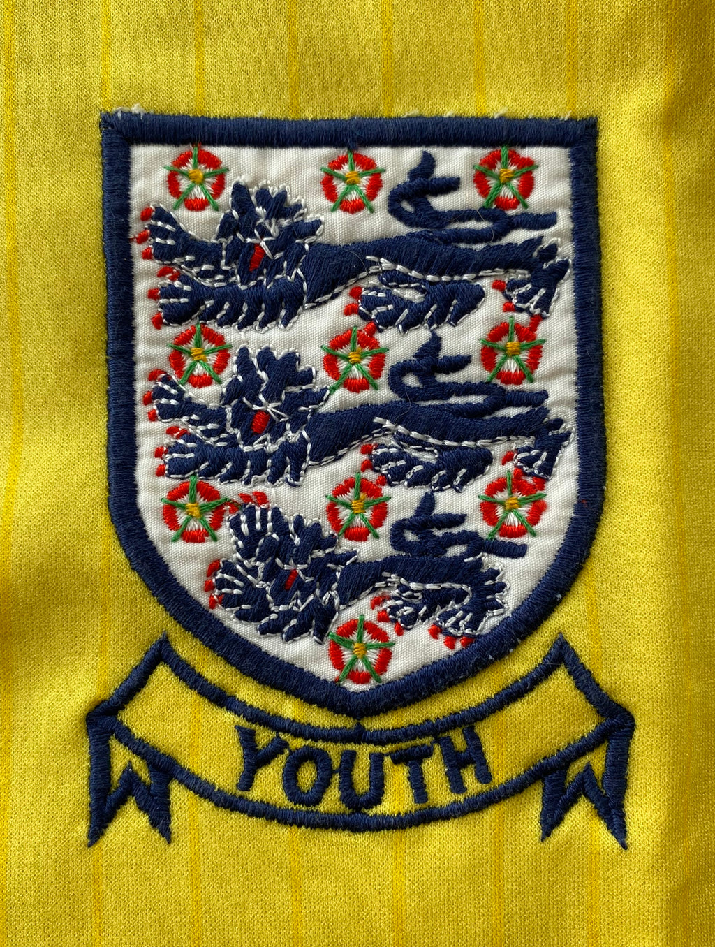 1985 ENGLAND MATCH WORN U-18 YOUTH GOALKEEPERS SHIRT (MILLER #13)