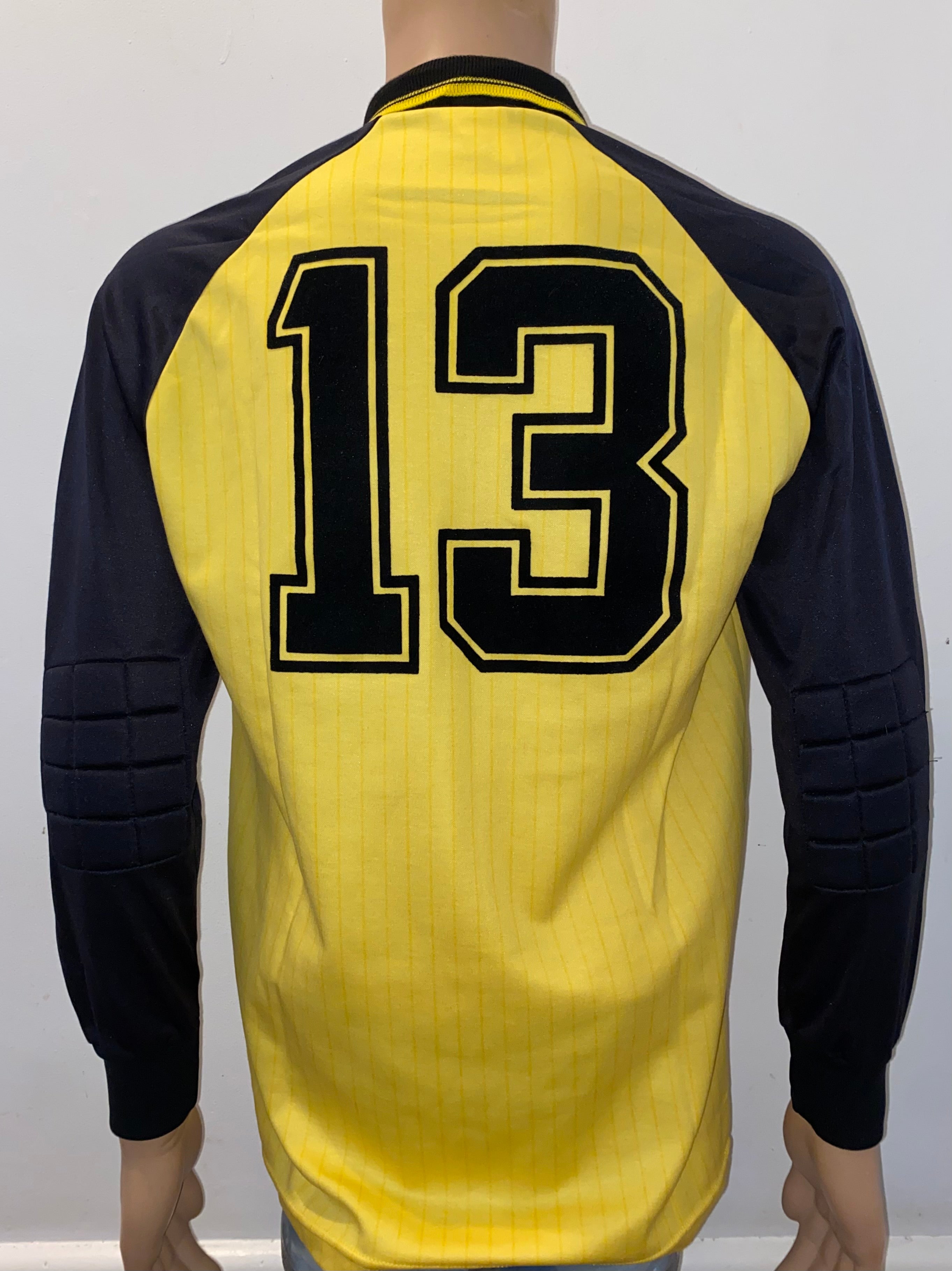 1985 ENGLAND MATCH WORN U-18 YOUTH GOALKEEPERS SHIRT (MILLER #13)