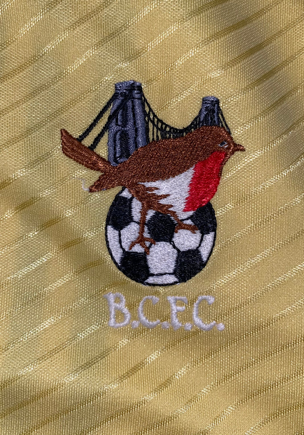 1988/89 BRISTOL CITY MATCH WORN AWAY SHIRT BUKTA #12