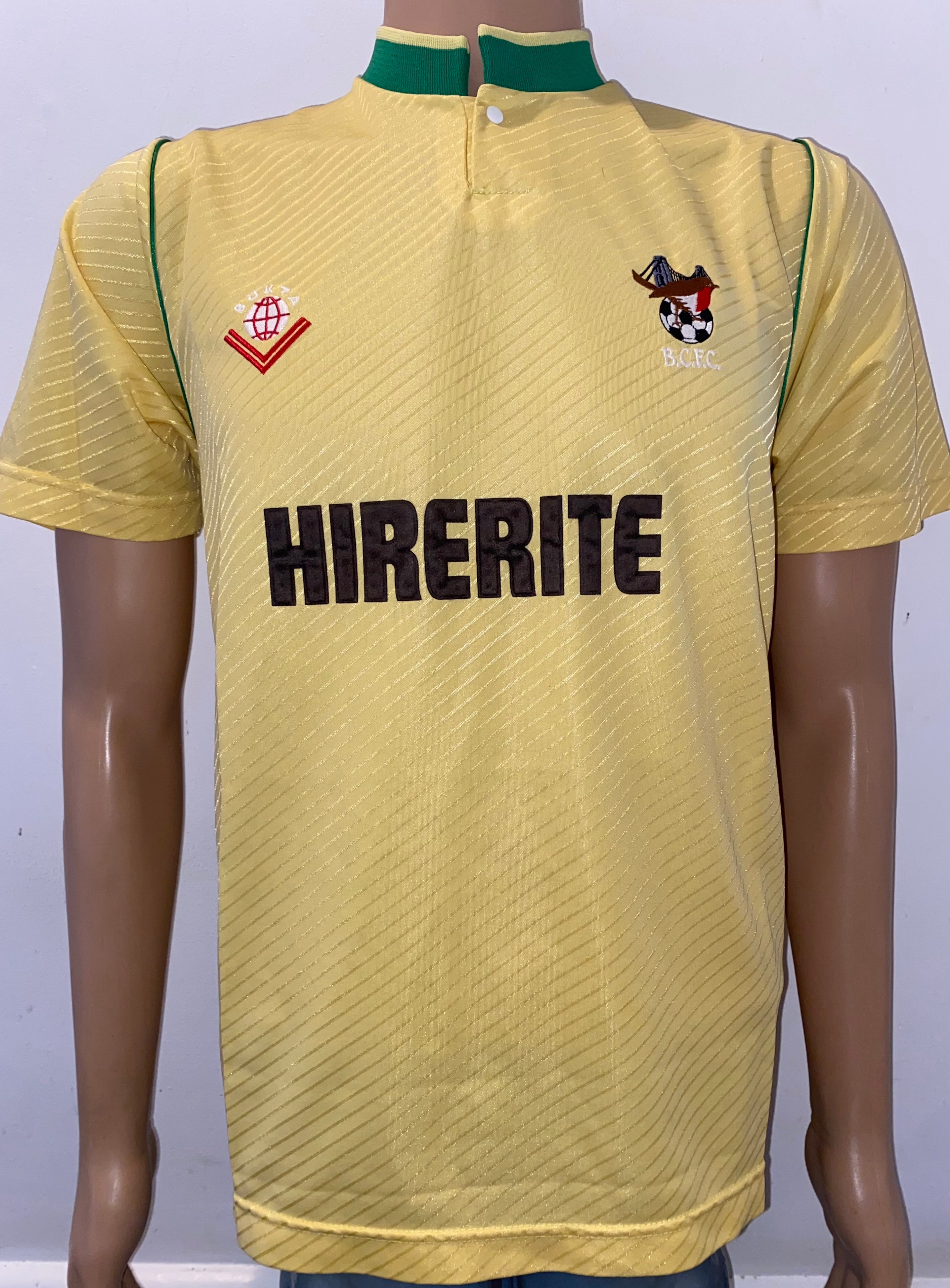 1988/89 BRISTOL CITY MATCH WORN AWAY SHIRT BUKTA #12