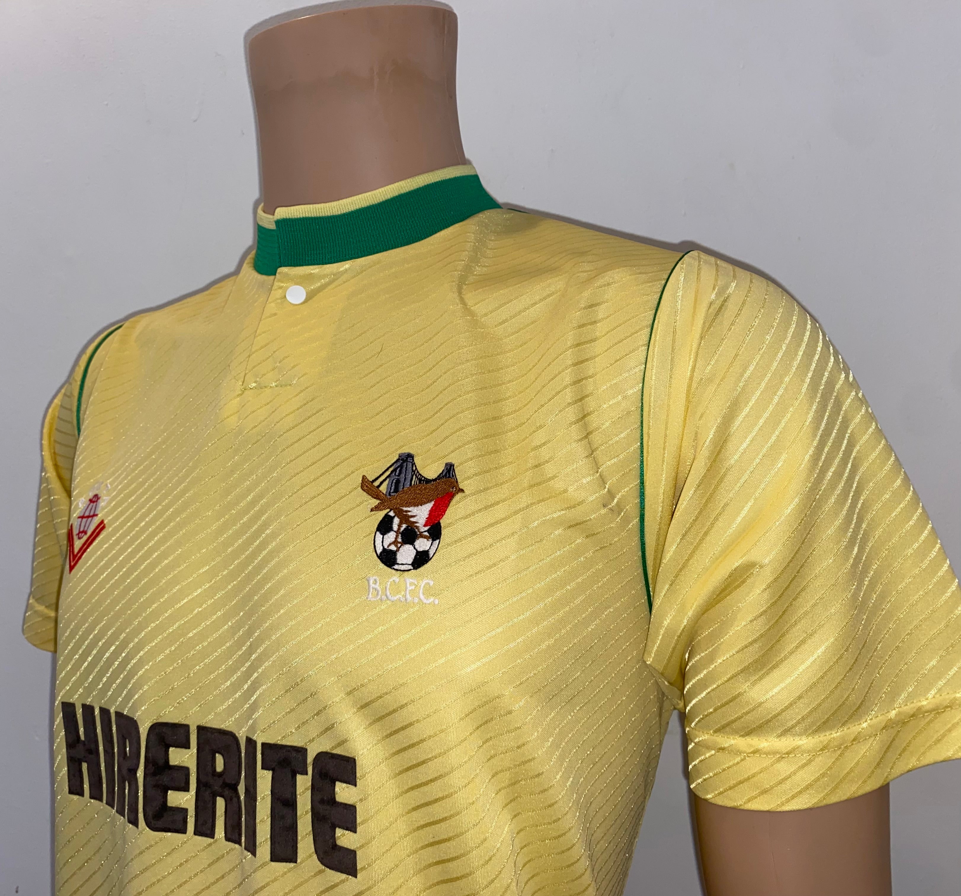 1988/89 BRISTOL CITY MATCH WORN AWAY SHIRT BUKTA #12