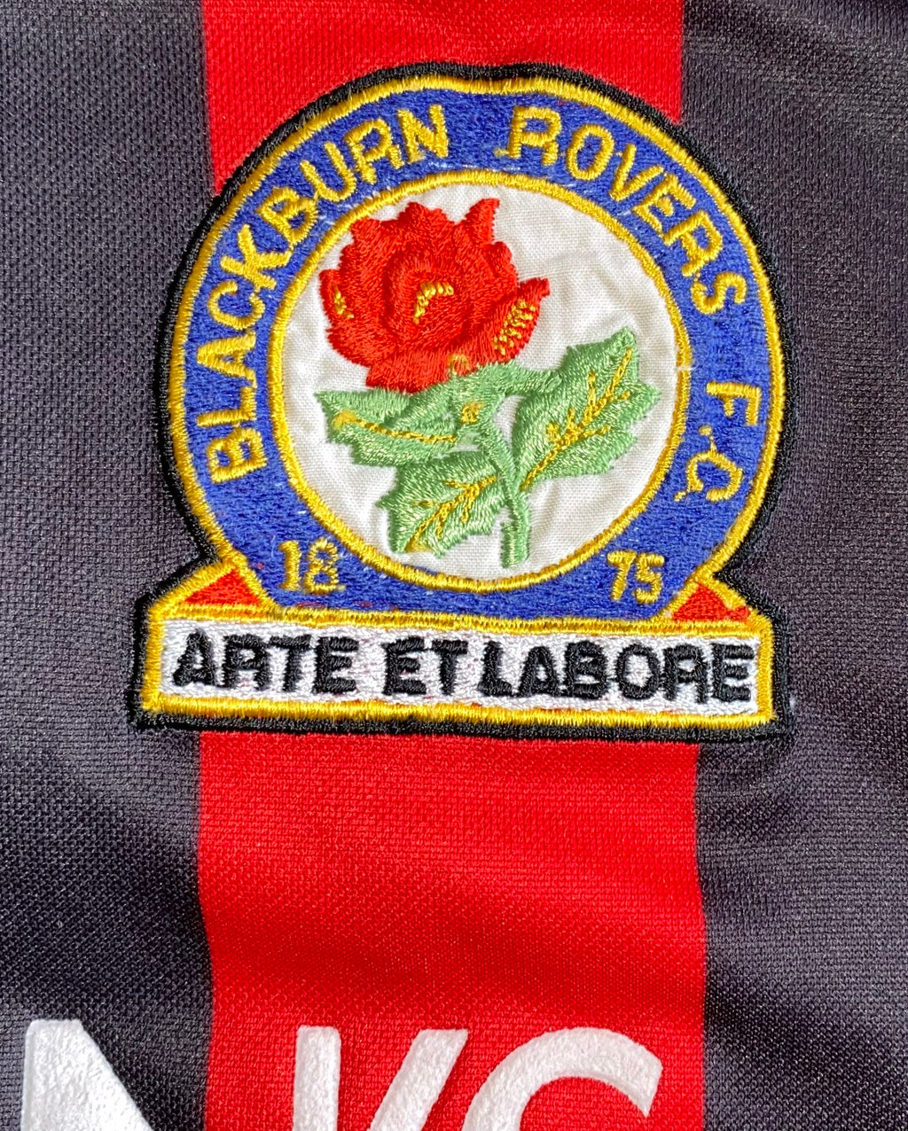 1992/93 BLACKBURN ROVERS MATCH WORN AWAY SHIRT #12