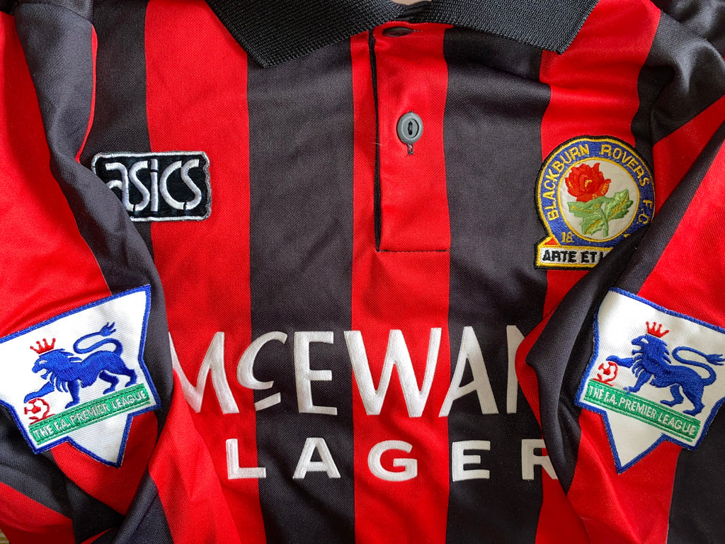 1992/93 BLACKBURN ROVERS MATCH WORN AWAY SHIRT #12