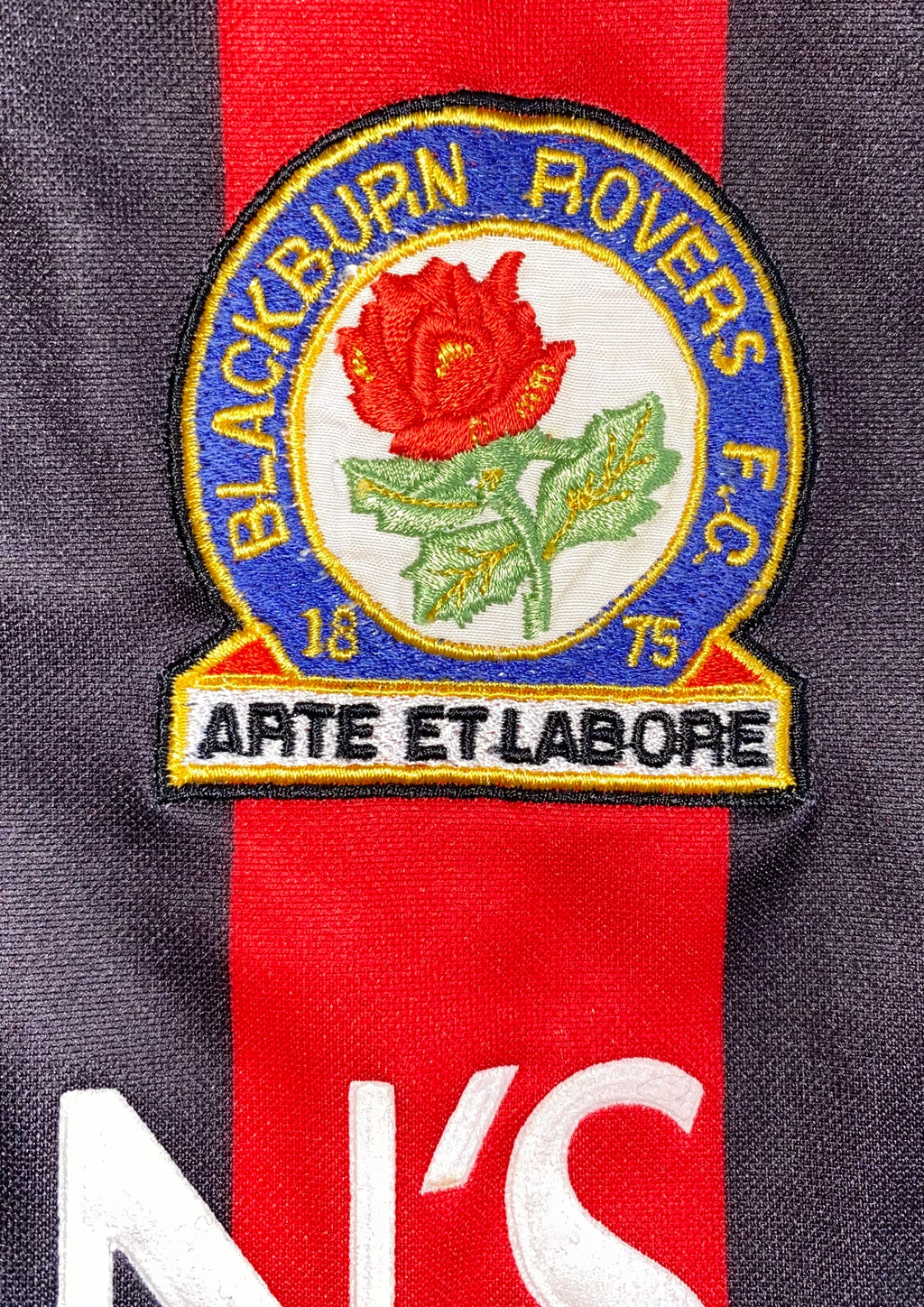 1992/93 BLACKBURN ROVERS MATCH WORN AWAY SHIRT #4