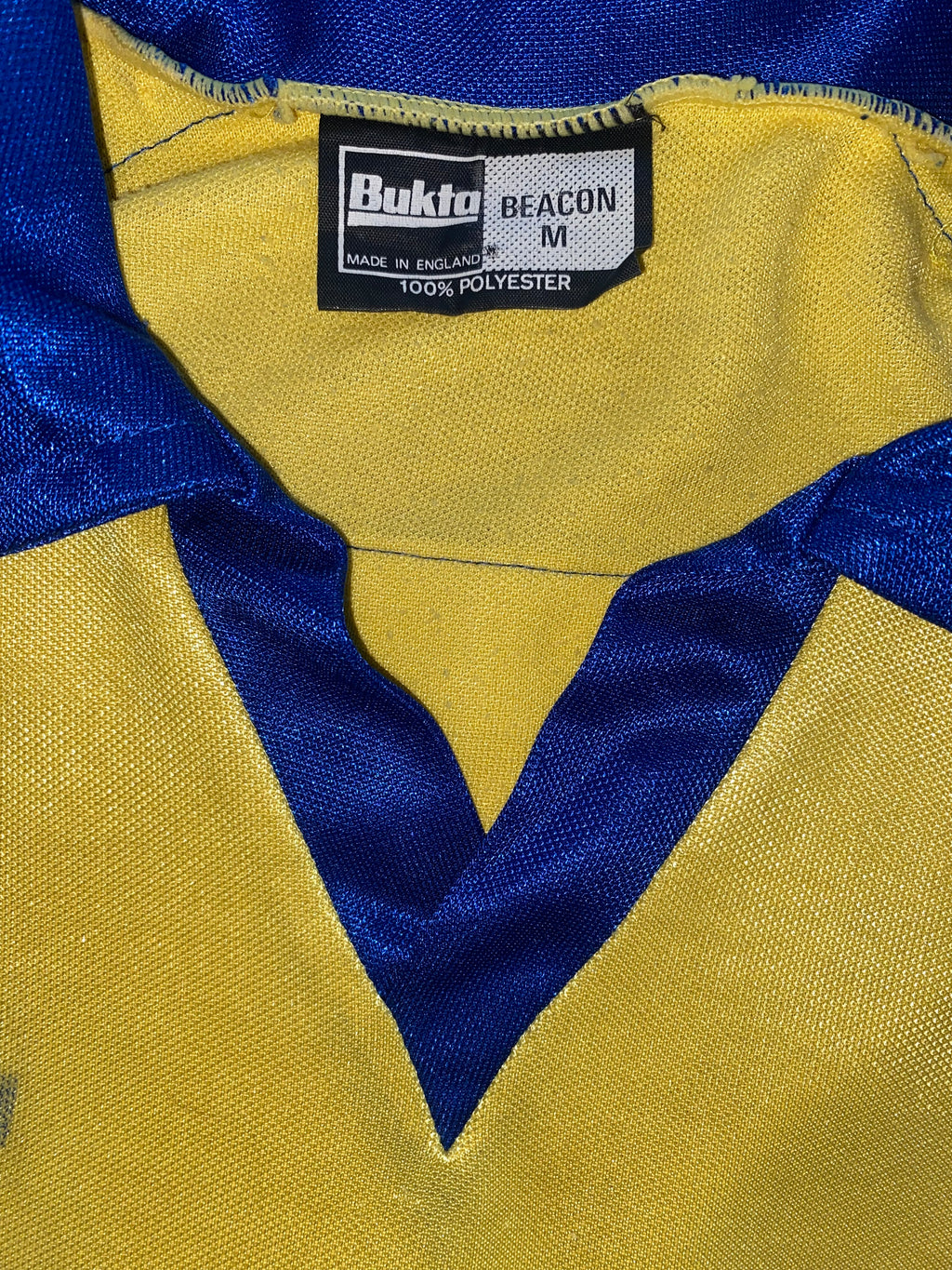 1977/78 SHEFFIELD WEDNESDAY BUKTA MATCH WORN AWAY SHIRT #7