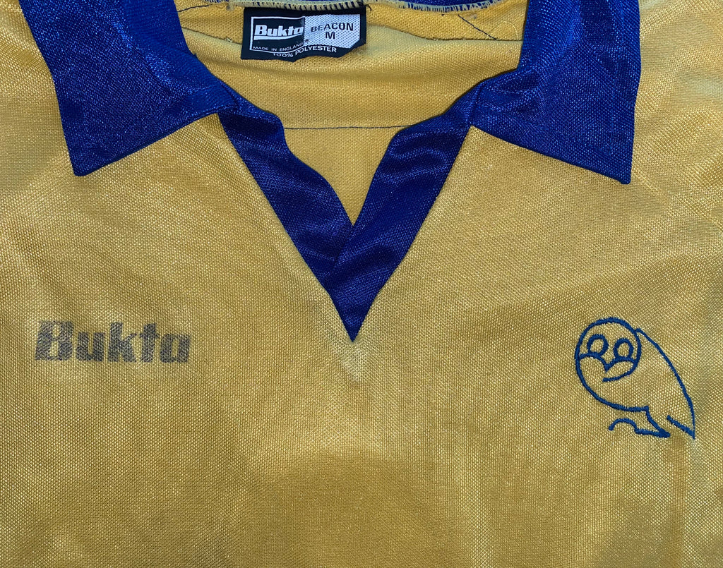 1977/78 SHEFFIELD WEDNESDAY BUKTA MATCH WORN AWAY SHIRT #7