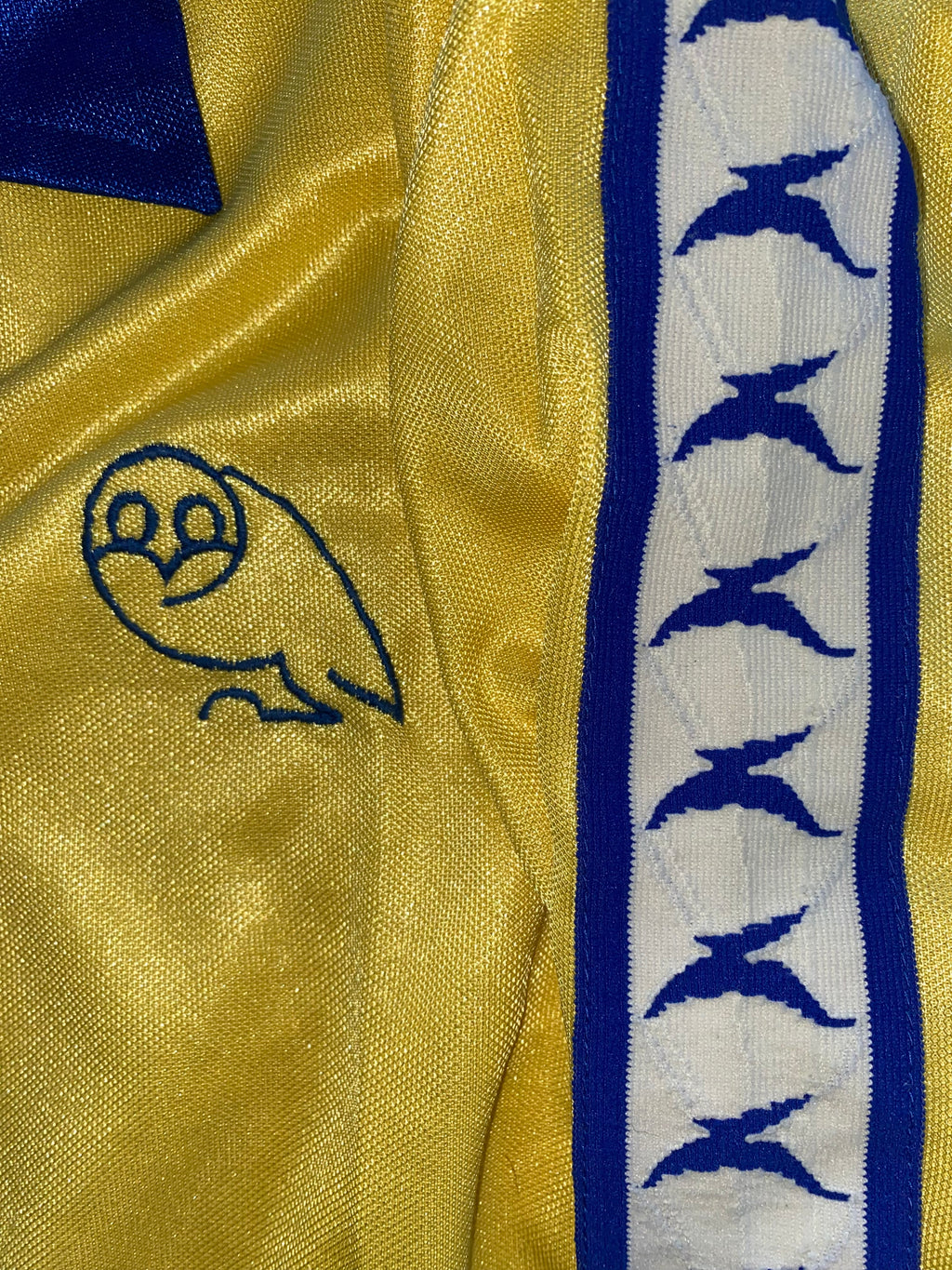 1977/78 SHEFFIELD WEDNESDAY BUKTA MATCH WORN AWAY SHIRT #7