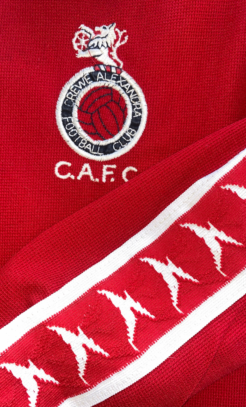1977/78 CREWE ALEXANDRA MATCH WORN HOME SHIRT #11