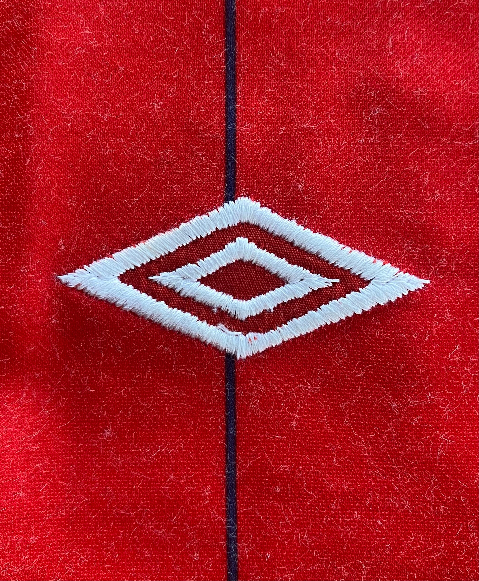 1984 SCOTLAND MATCH WORN UMBRO AWAY SHIRT #19