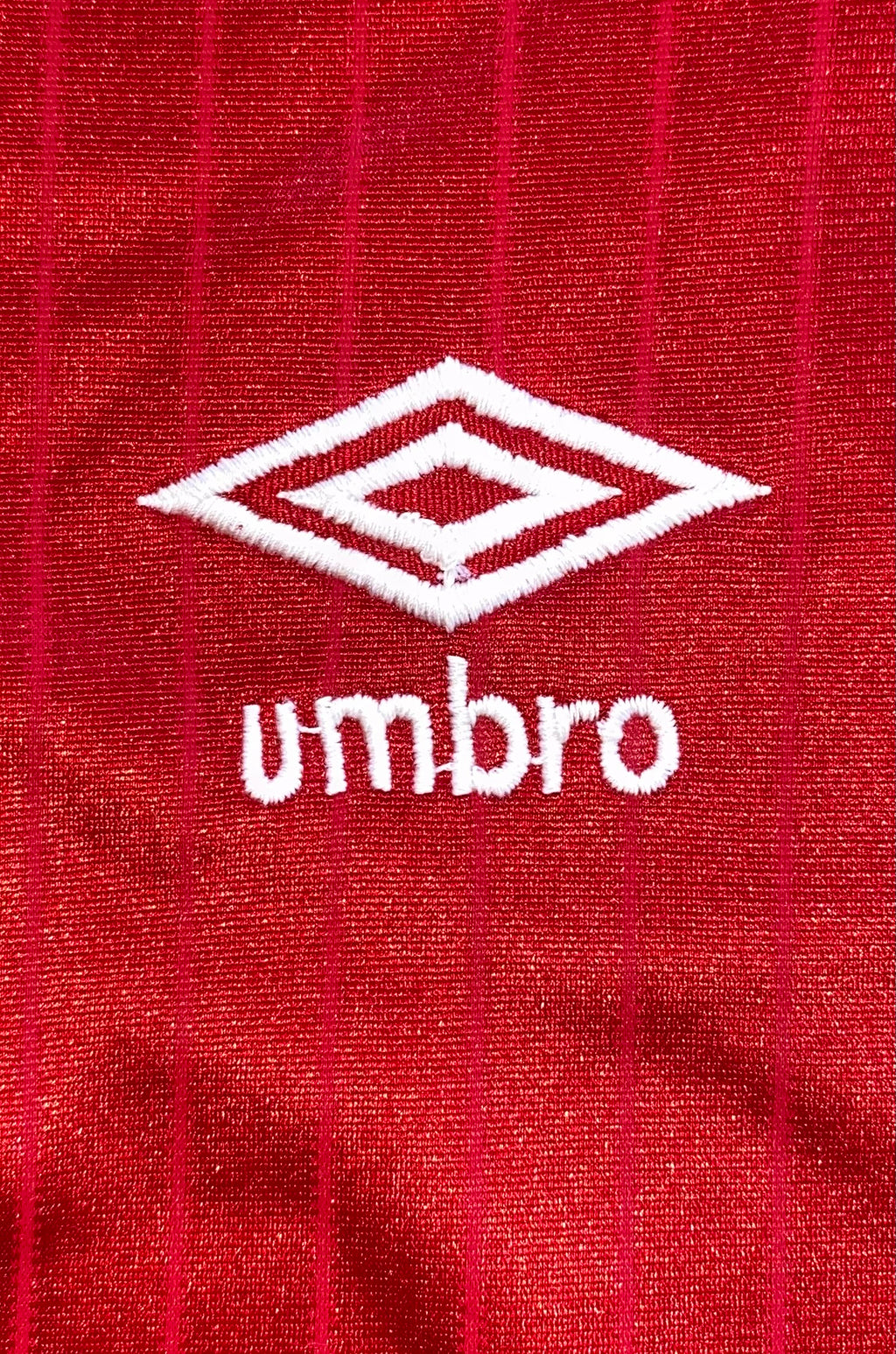 1984 MATCH WORN UMBRO ENGLAND YOUTH U18 AWAY SHIRT #8