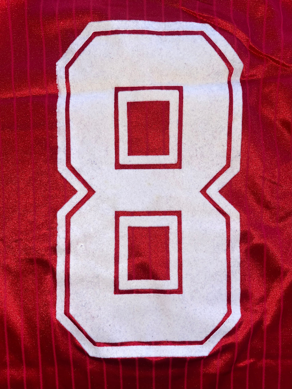 1984 MATCH WORN UMBRO ENGLAND YOUTH U18 AWAY SHIRT #8