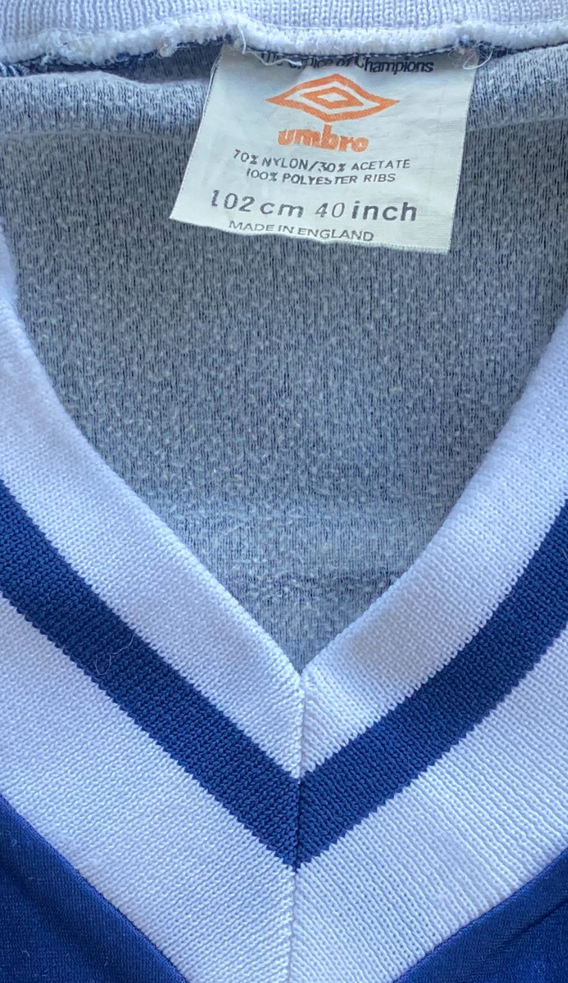 1983 SCOTLAND UMBRO MATCH WORN HOME SHIRT #15
