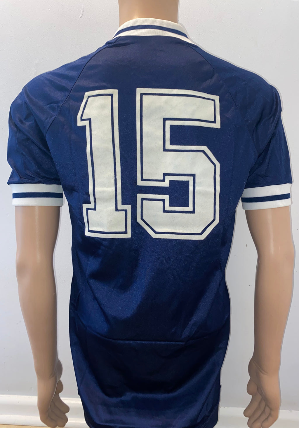 1983 SCOTLAND UMBRO MATCH WORN HOME SHIRT #15