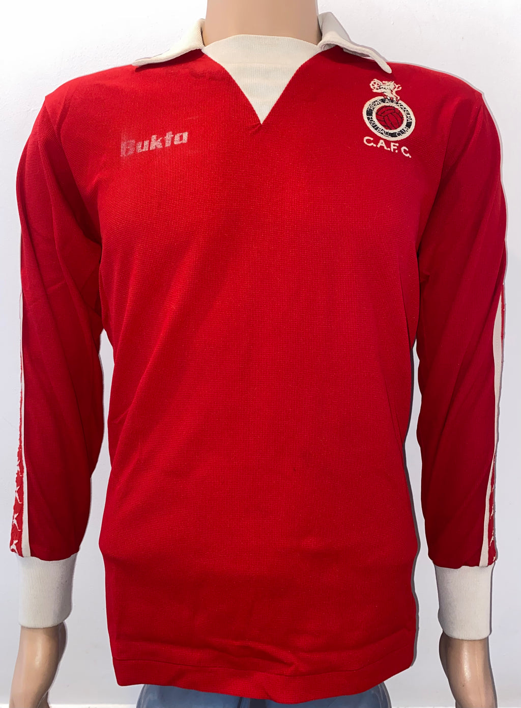 1977/78 CREWE ALEXANDRA MATCH WORN HOME SHIRT #11